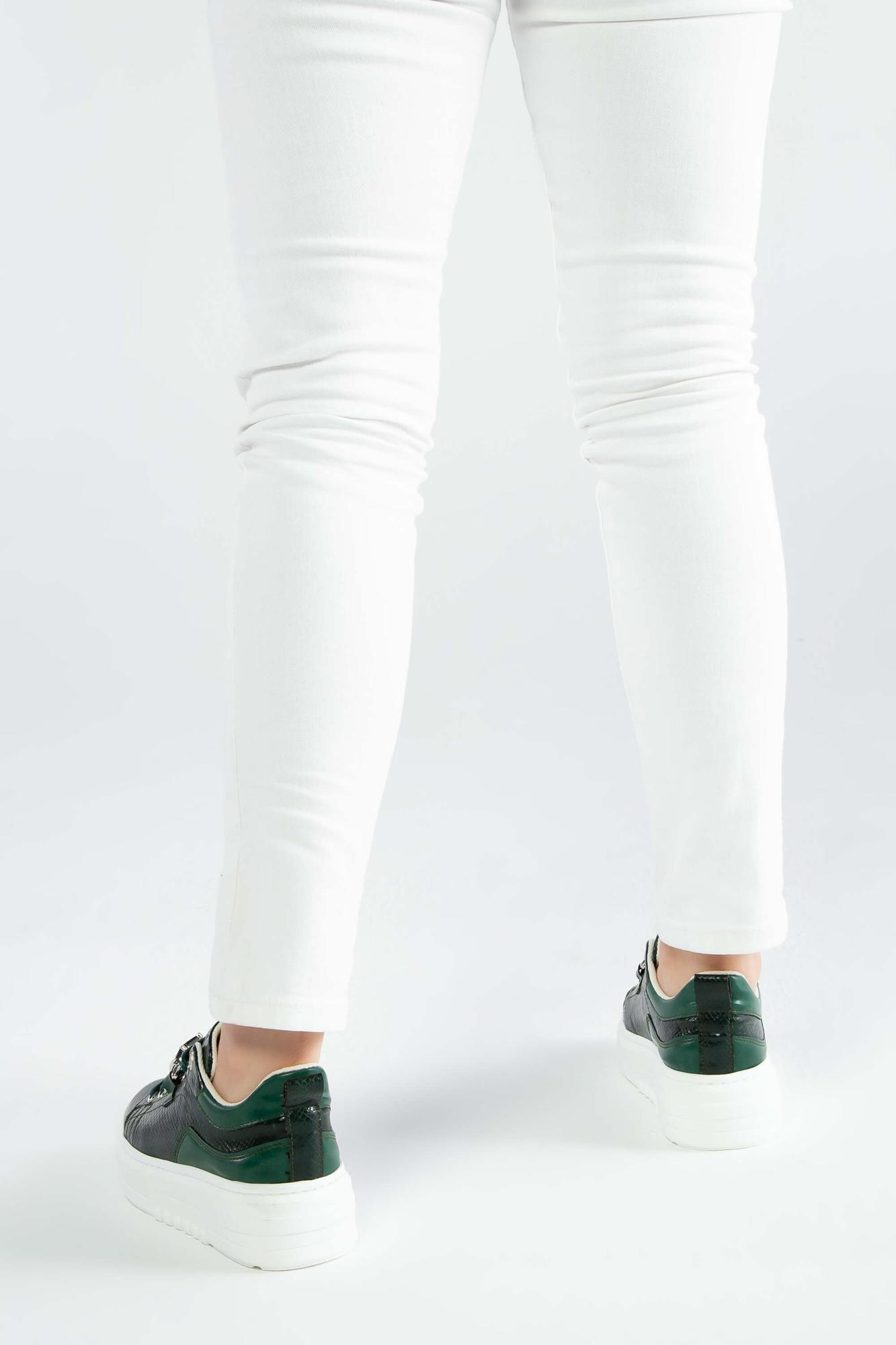 Tamer Tanca Kadın Vegan Yeşil Sneakers & Spor Ayakkabı