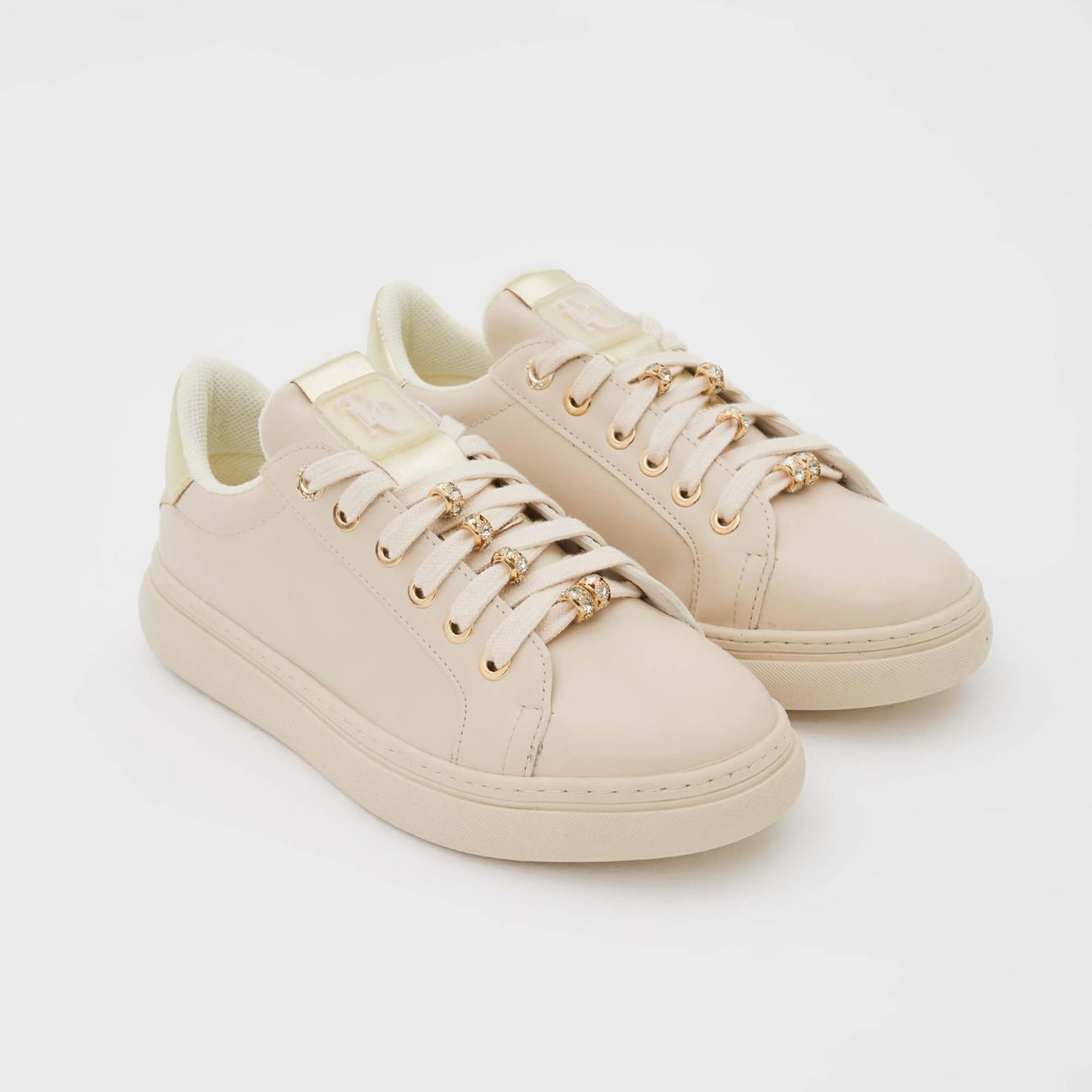Tamer Tanca Kadın Vegan Bej Sneakers & Spor Ayakkabı