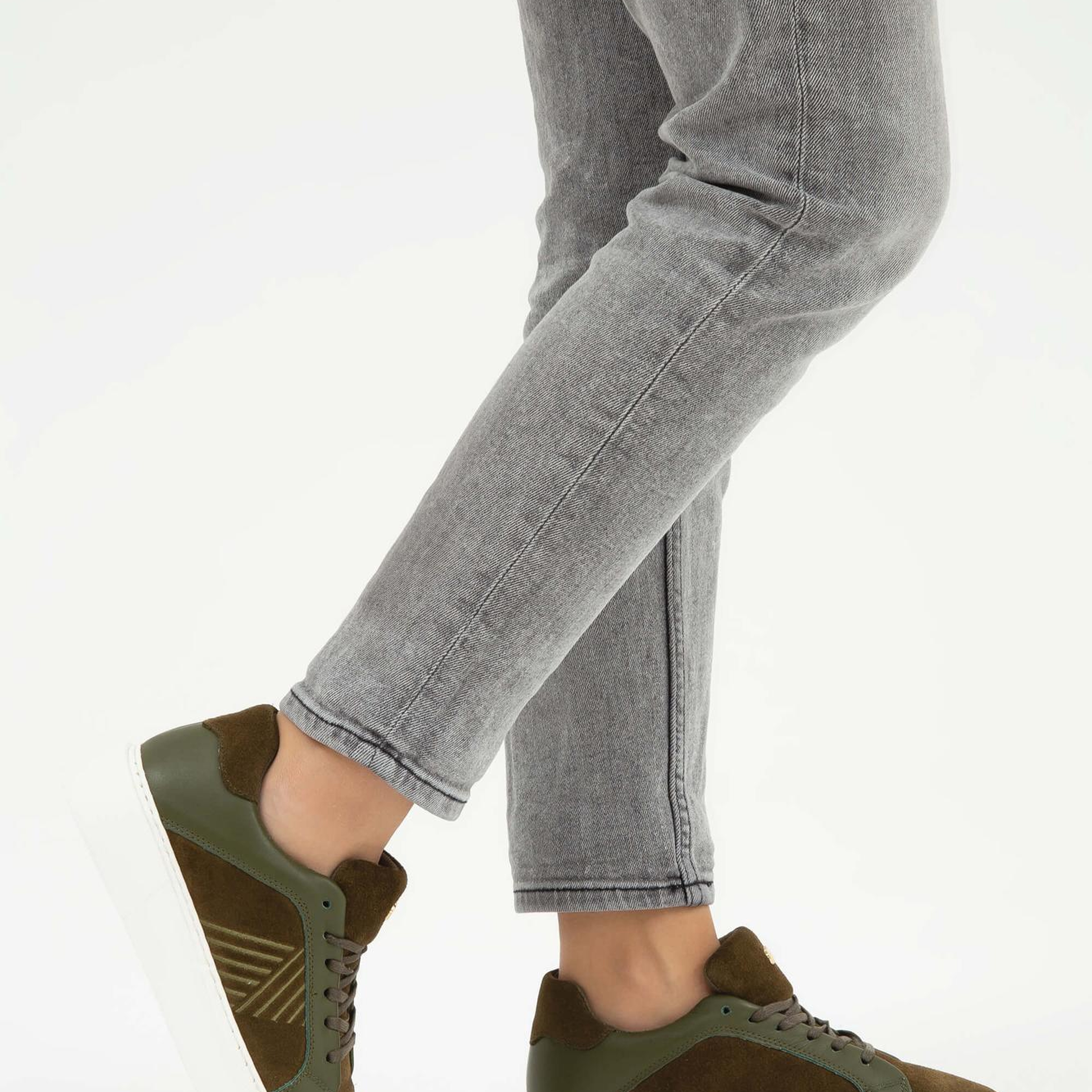 Tamer Tanca Kadın Vegan Haki Sneakers & Spor Ayakkabı