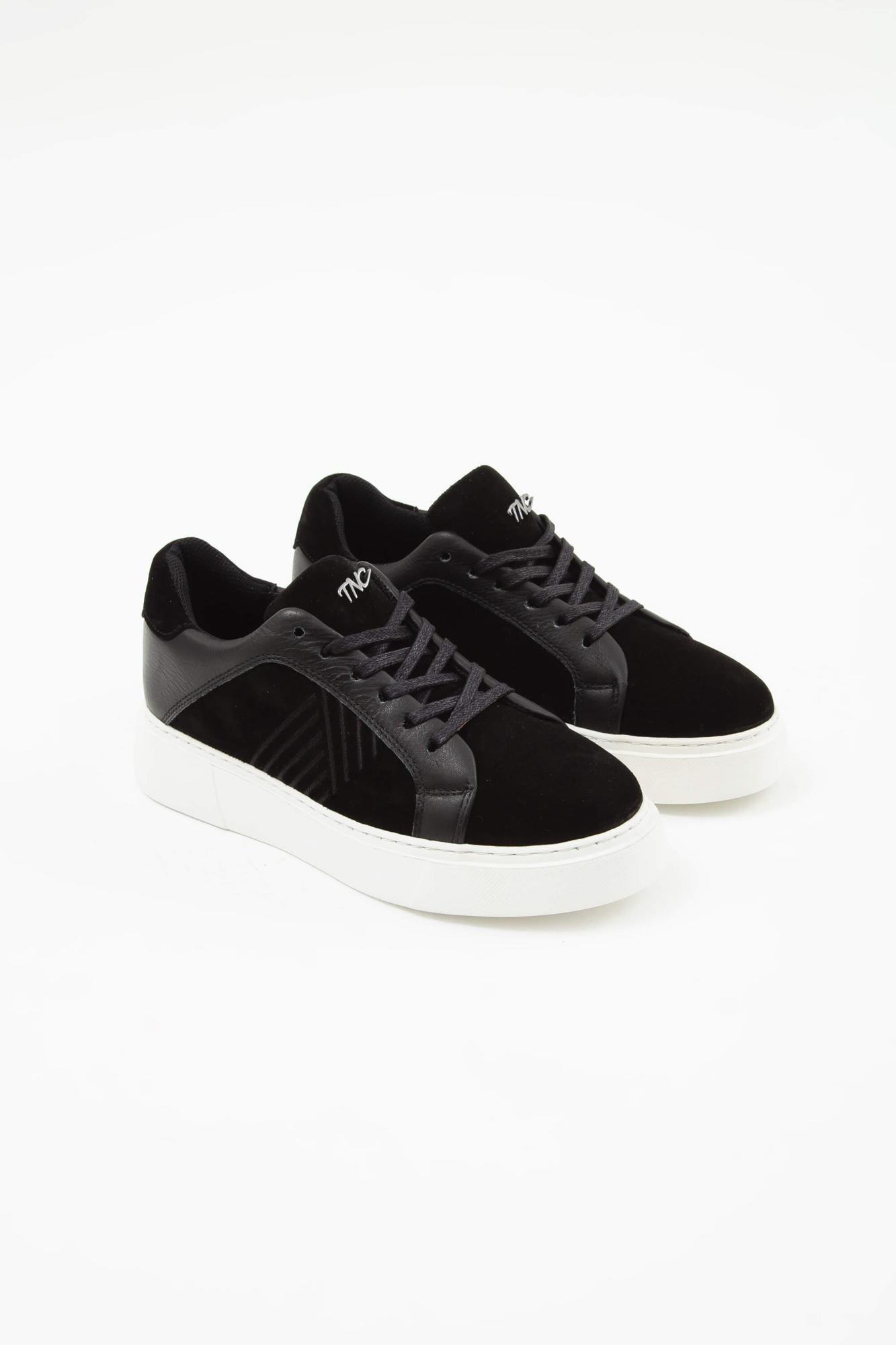 Tamer Tanca Kadın Vegan Siyah Sneakers & Spor Ayakkabı