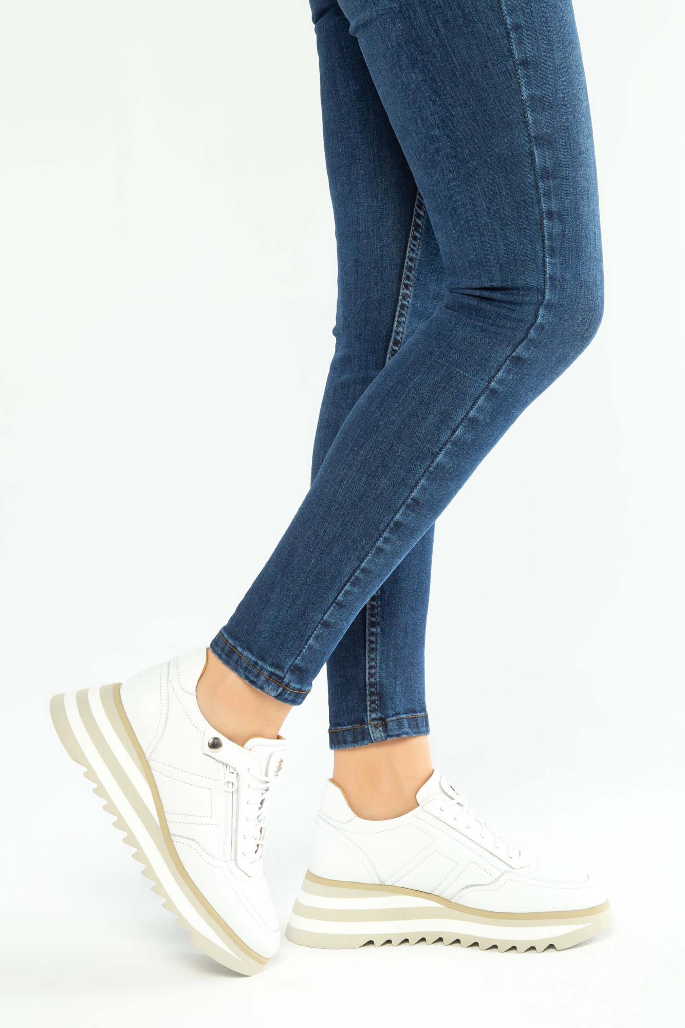 Tamer Tanca Kadın Hakiki Deri Beyaz Sneakers & Spor Ayakkabı