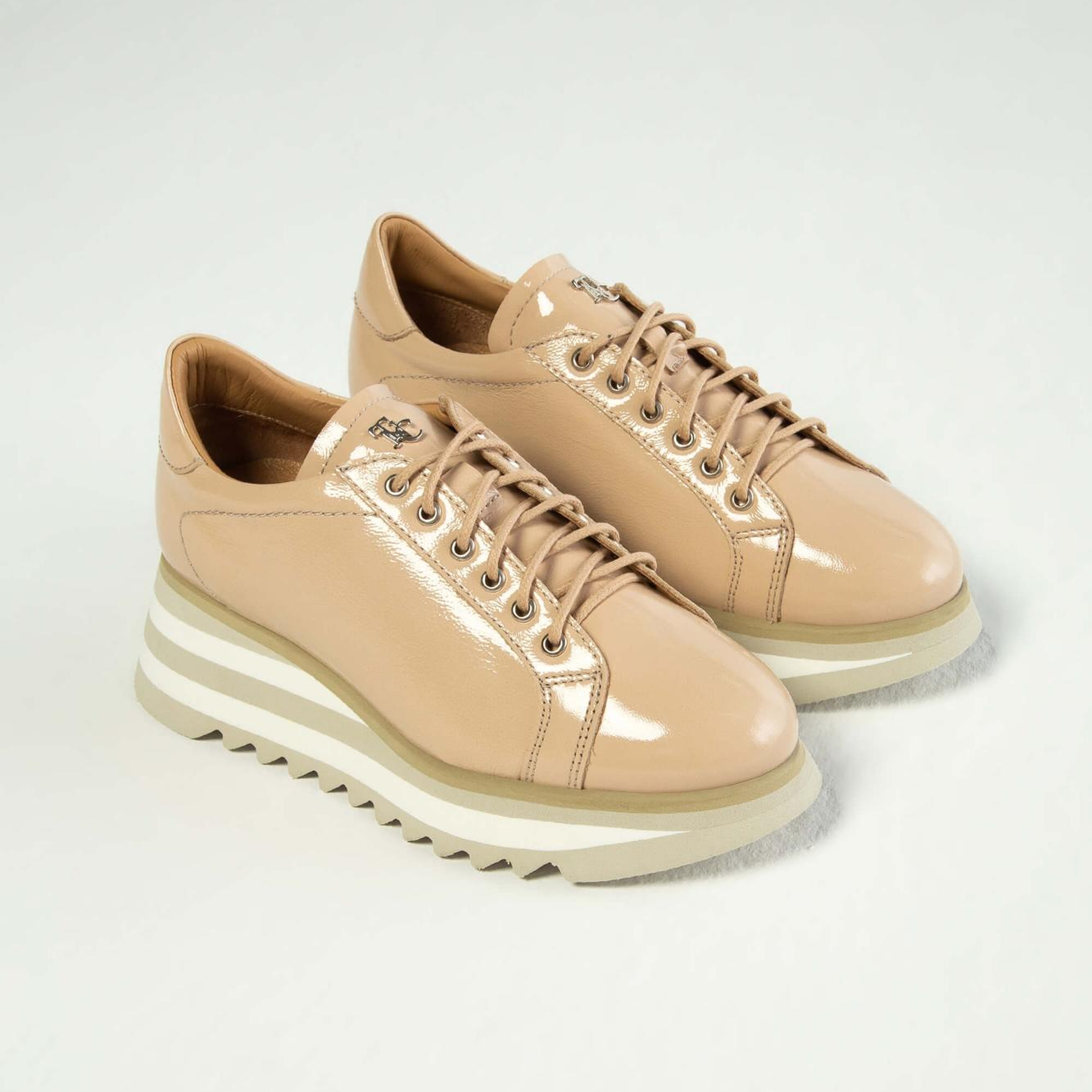 Tamer Tanca Kadın Hakiki Deri Bej Sneakers & Spor Ayakkabı