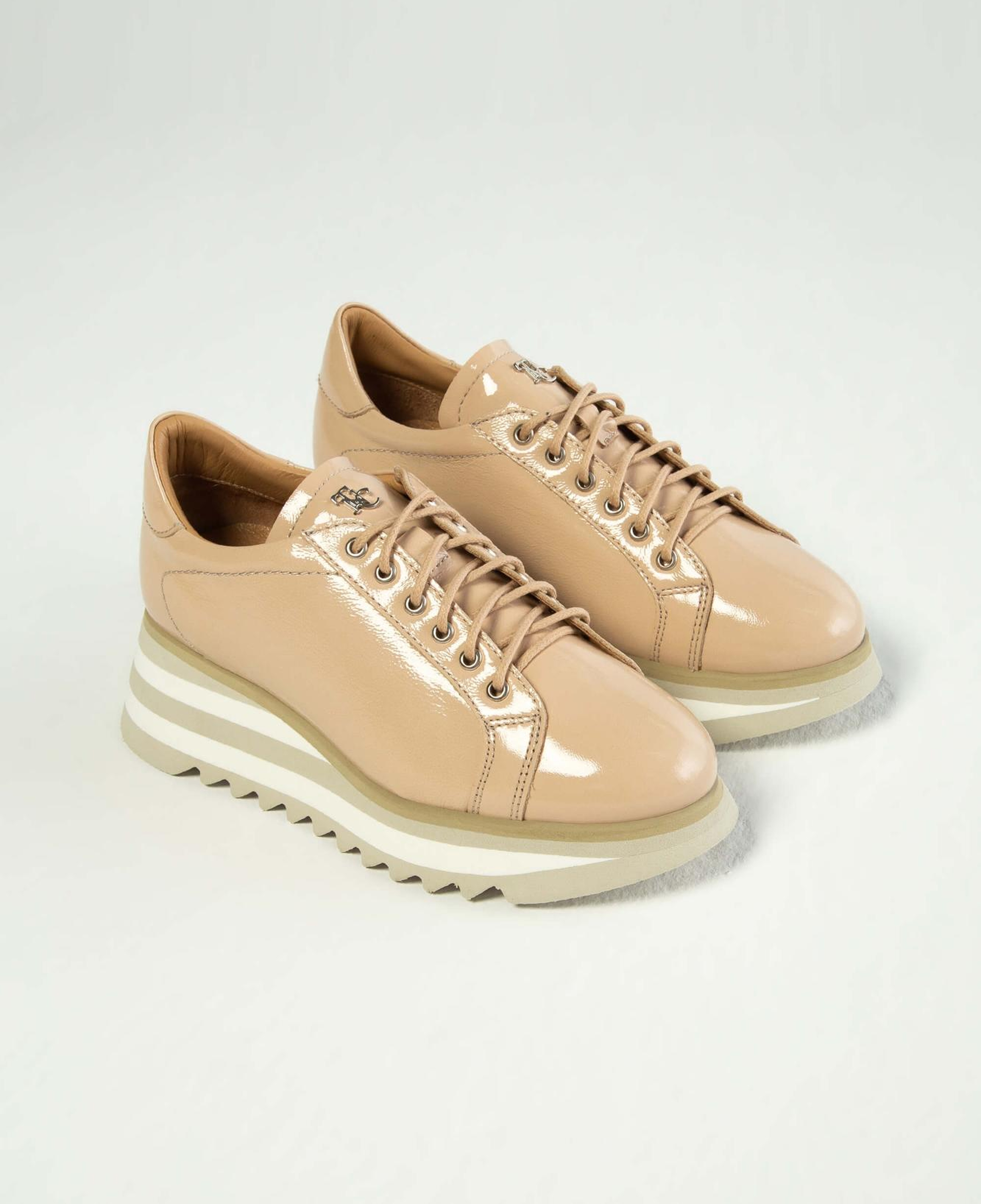 Tamer Tanca Kadın Hakiki Deri Bej Sneakers & Spor Ayakkabı