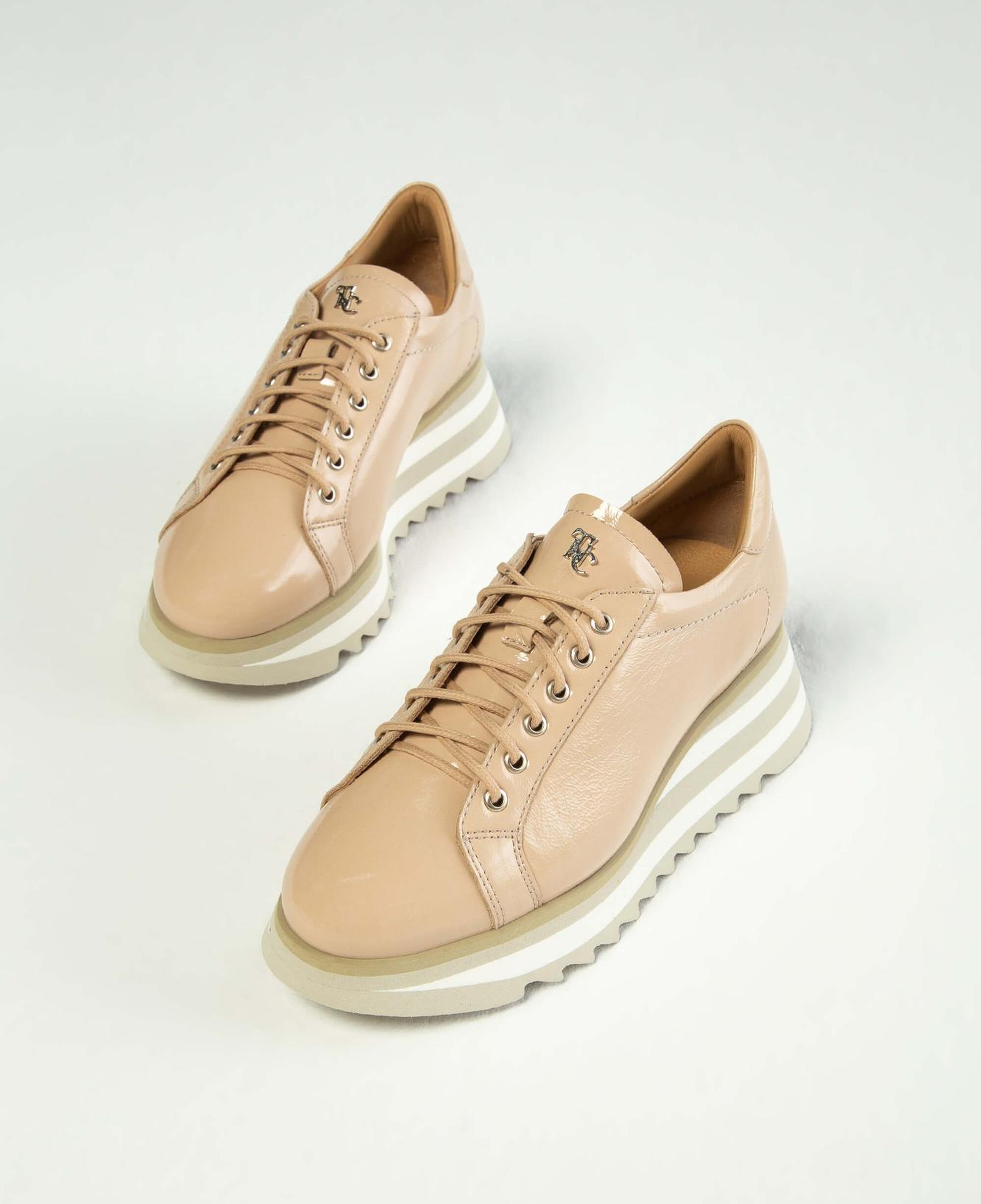 Tamer Tanca Kadın Hakiki Deri Bej Sneakers & Spor Ayakkabı