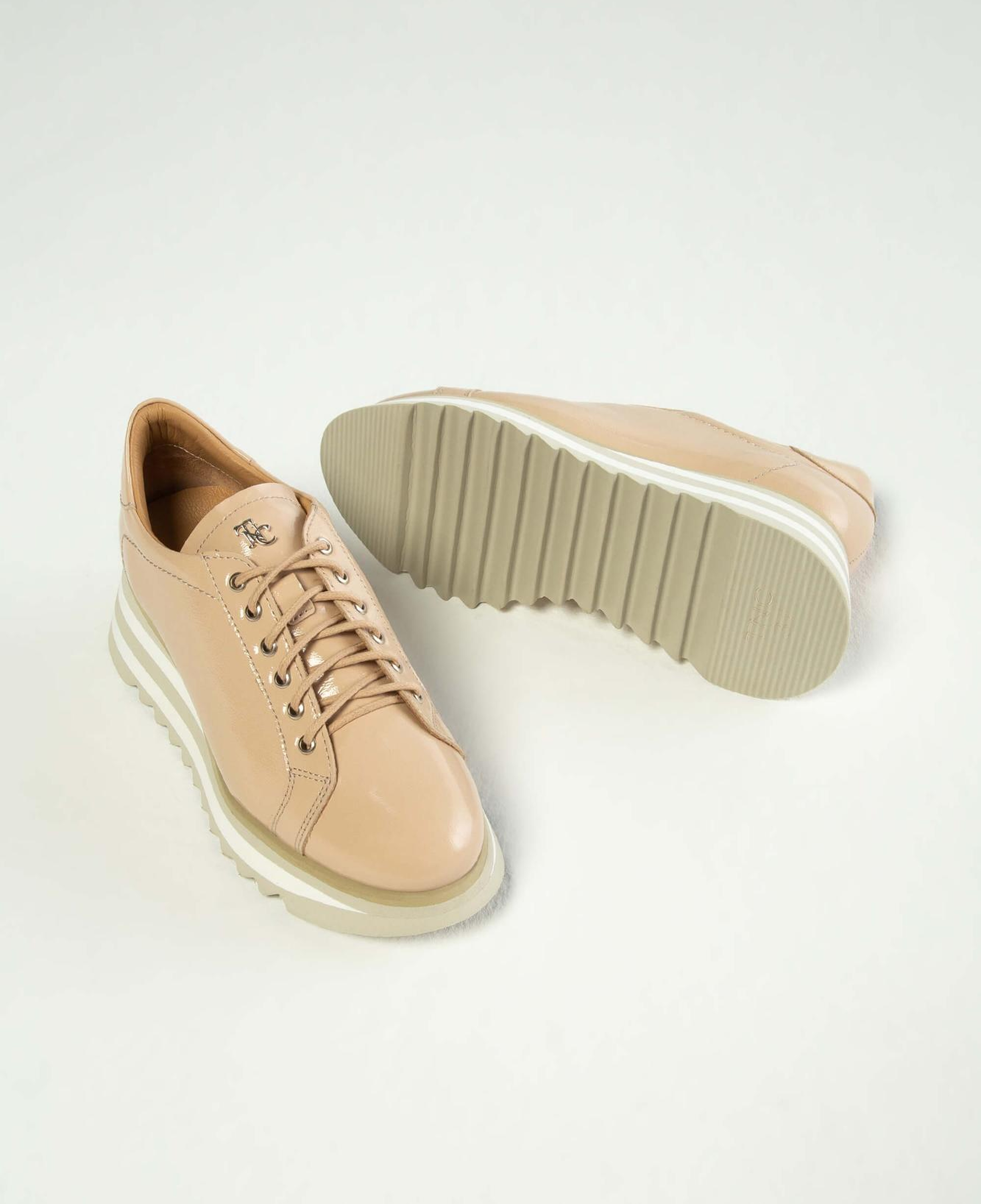 Tamer Tanca Kadın Hakiki Deri Bej Sneakers & Spor Ayakkabı