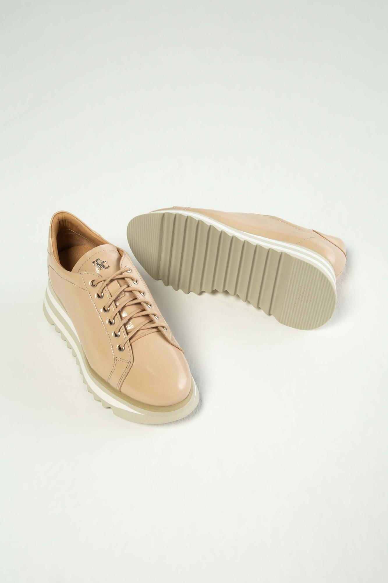 Tamer Tanca Kadın Hakiki Deri Bej Sneakers & Spor Ayakkabı