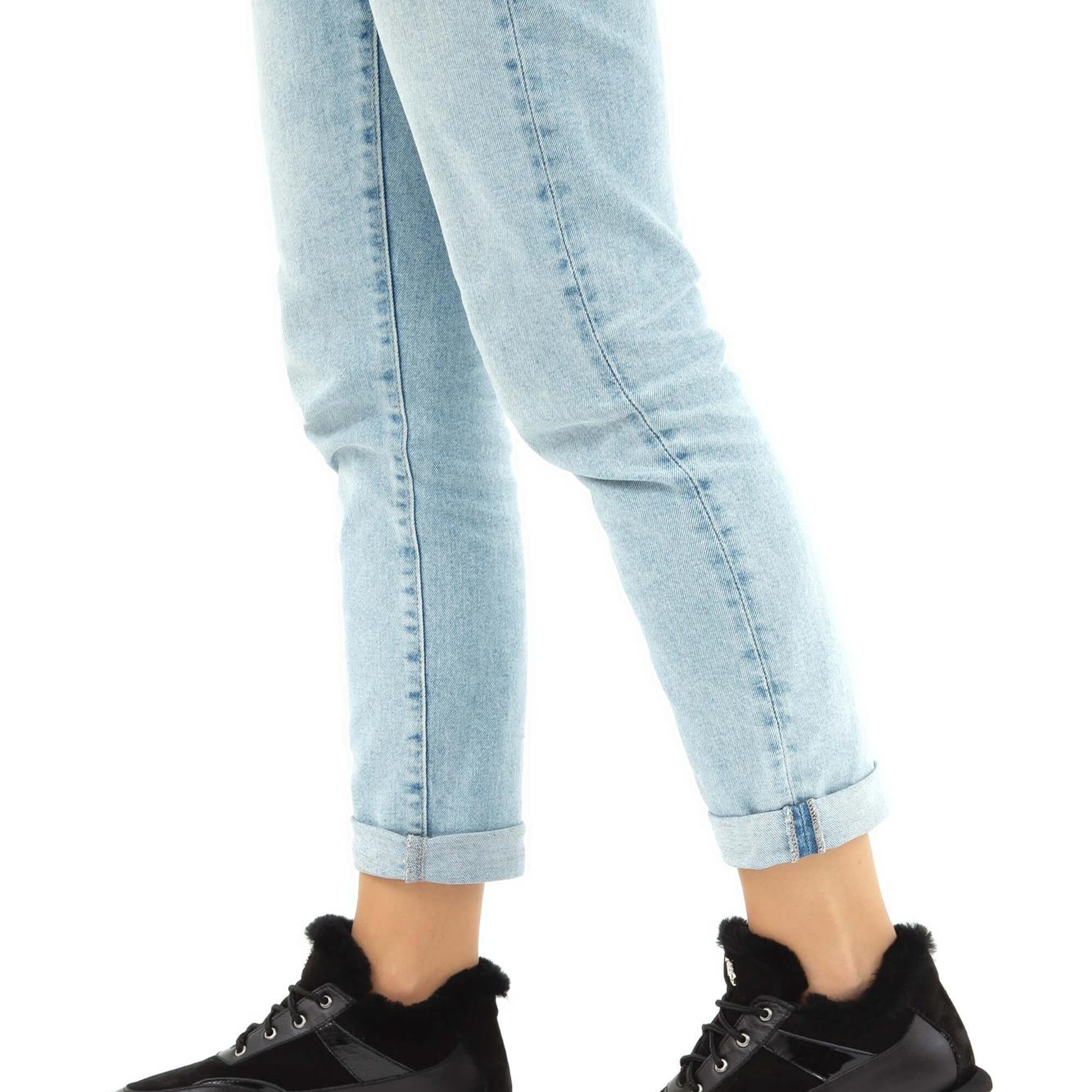 Tamer Tanca Kadın Hakiki Deri Siyah Sneakers & Spor Ayakkabı