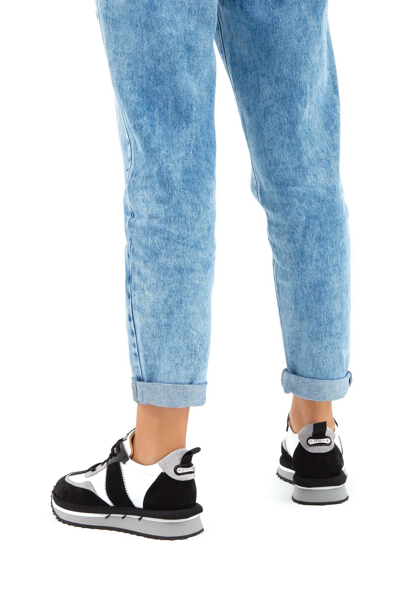 Tamer Tanca Kadın Hakiki Deri Siyah Sneakers & Spor Ayakkabı