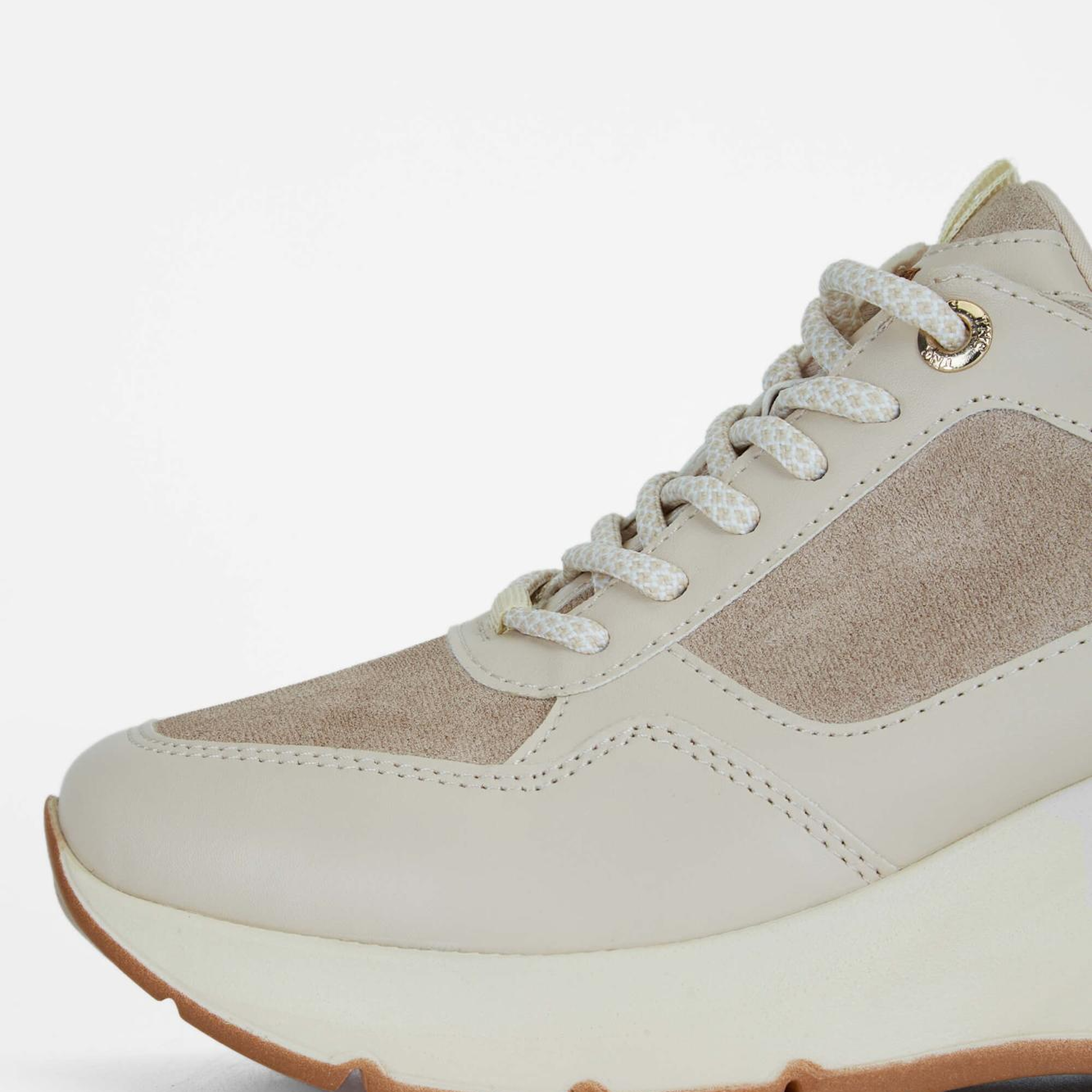 Tamer Tanca Kadın Vegan Bej Sneakers & Spor Ayakkabı