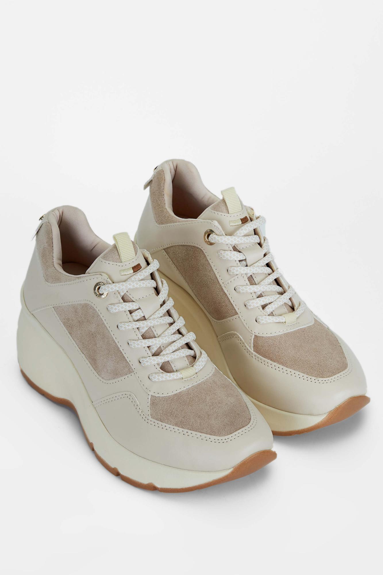 Tamer Tanca Kadın Vegan Bej Sneakers & Spor Ayakkabı