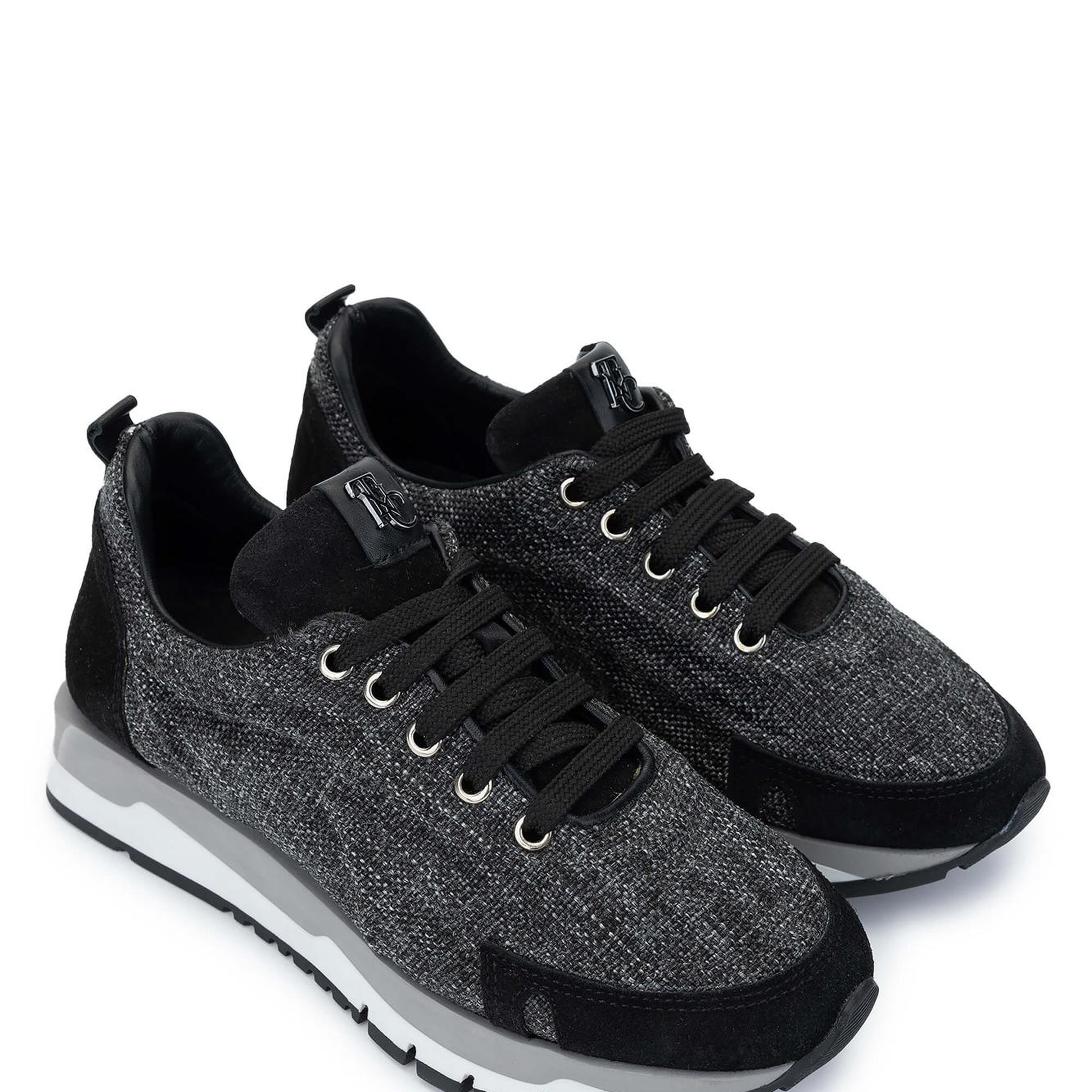 Tamer Tanca Kadın Tekstil Siyah Sneakers & Spor Ayakkabı