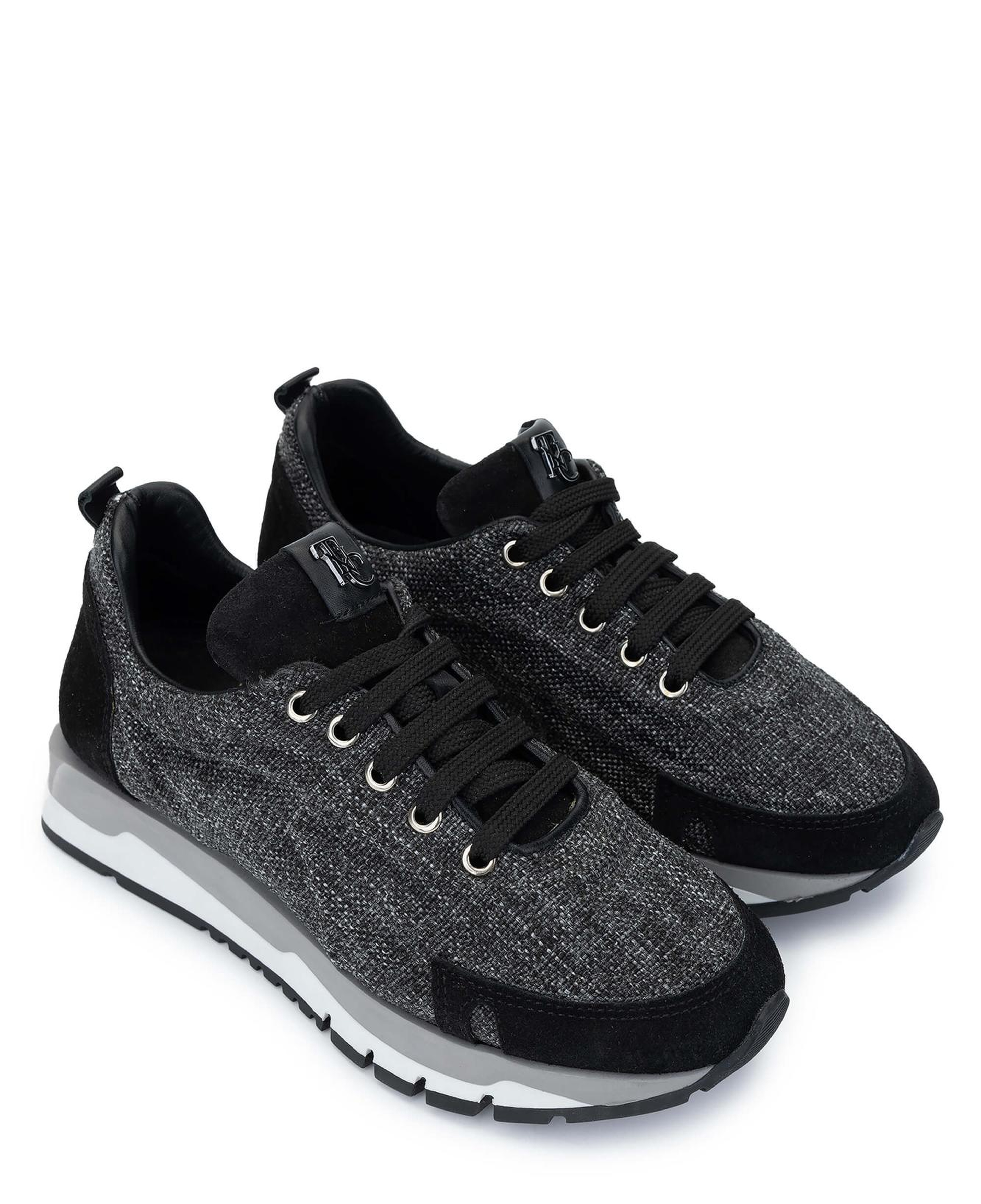 Tamer Tanca Kadın Tekstil Siyah Sneakers & Spor Ayakkabı