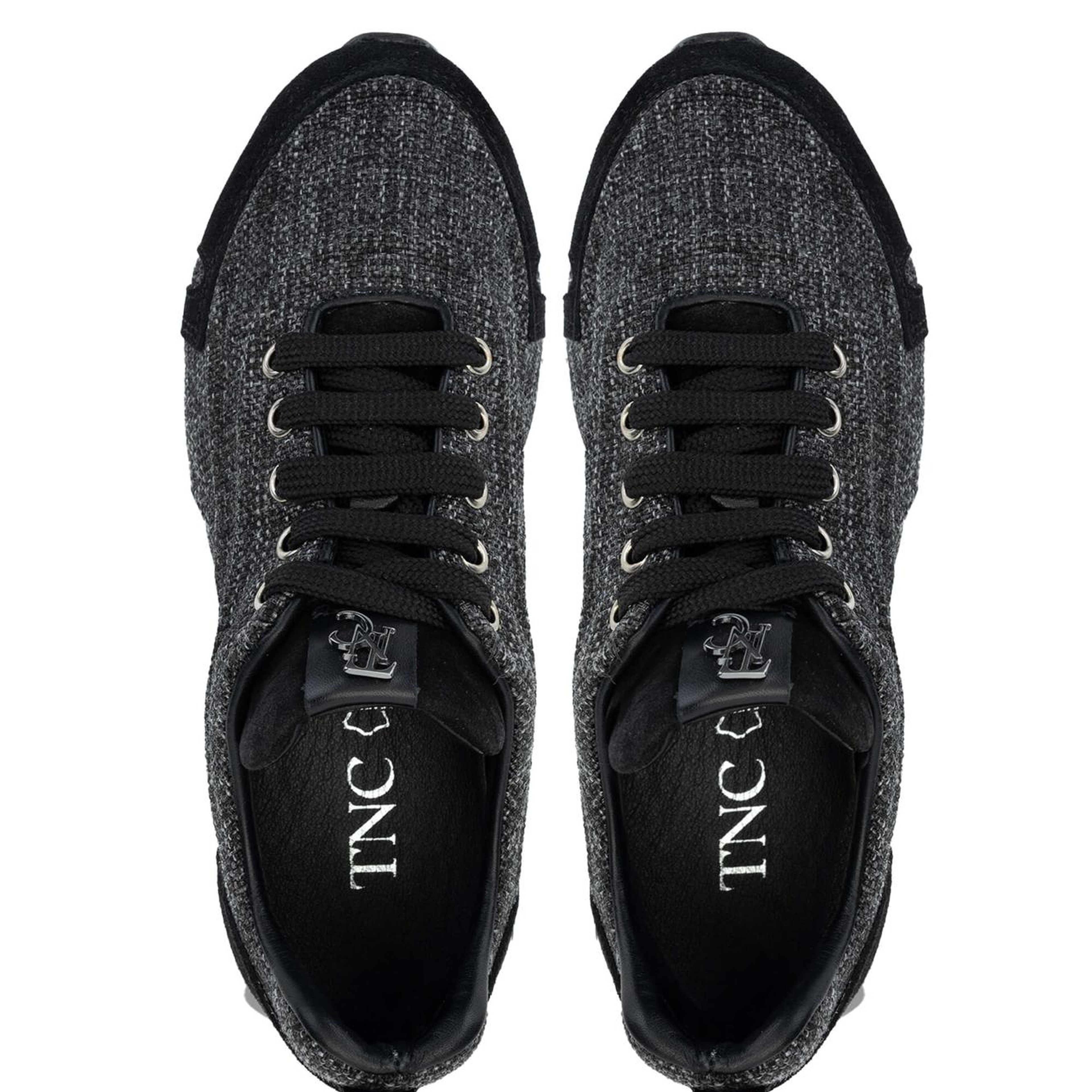 Tamer Tanca Kadın Tekstil Siyah Sneakers & Spor Ayakkabı