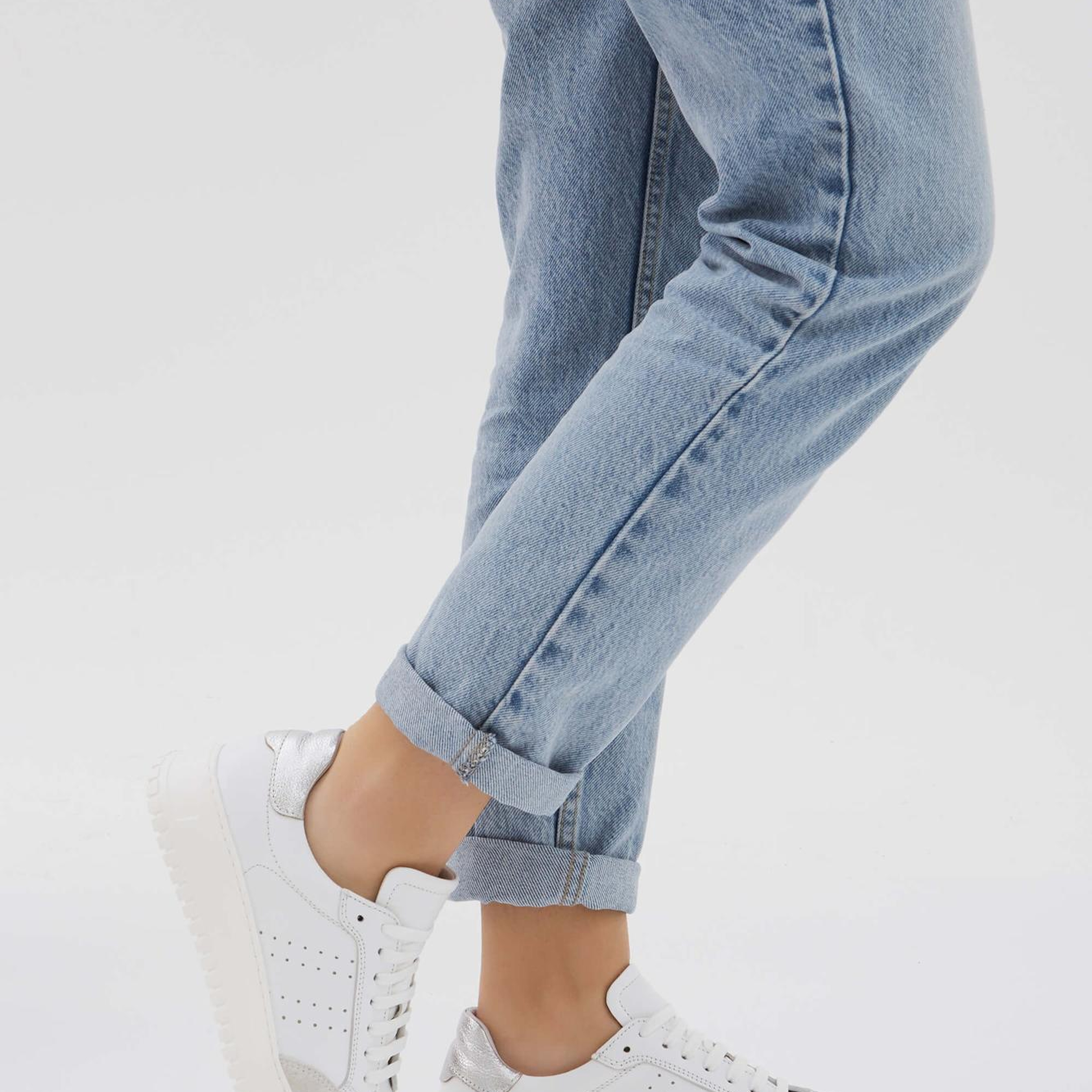 Tamer Tanca Kadın Hakiki Deri Beyaz Sneakers & Spor Ayakkabı