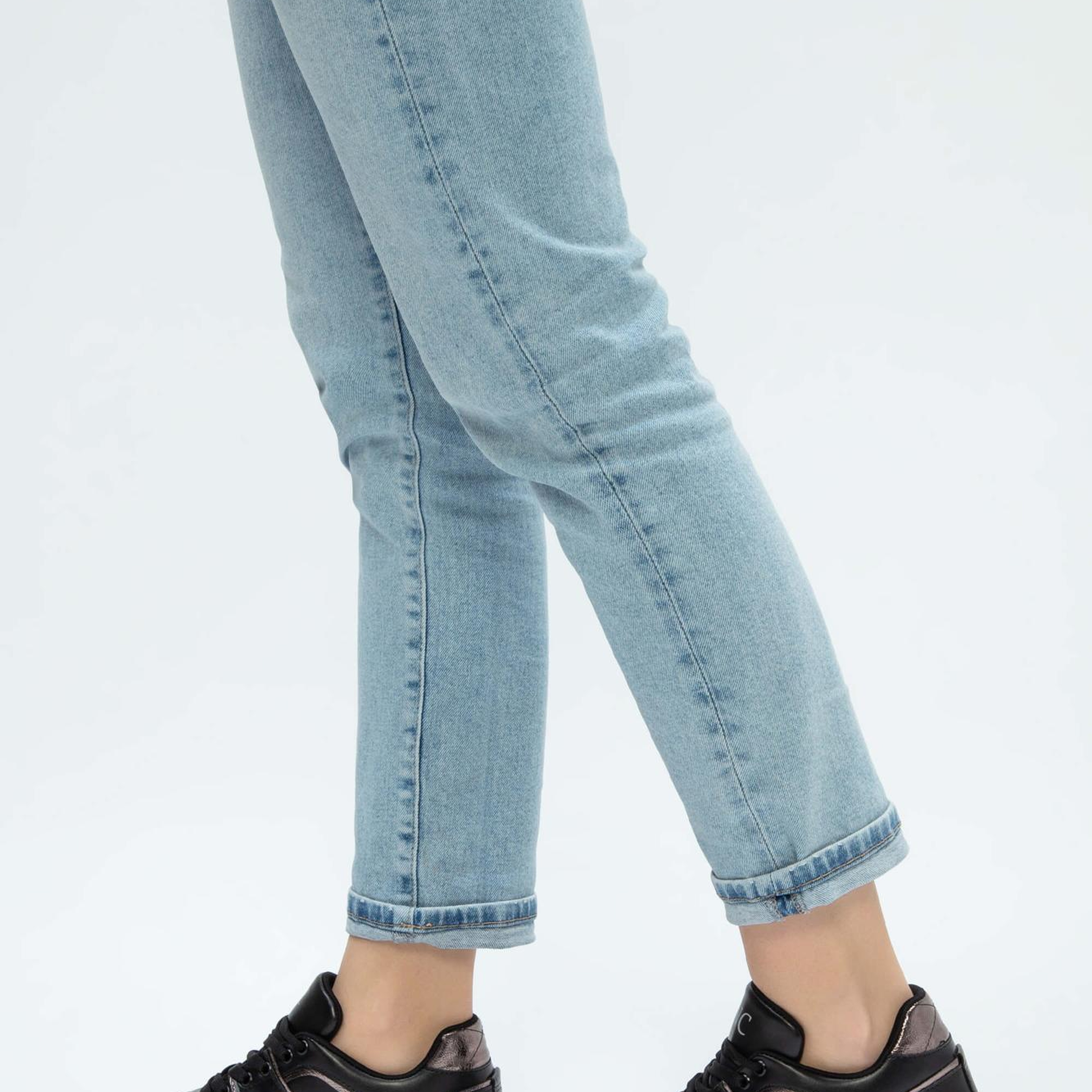 Tamer Tanca Kadın Vegan Siyah Sneakers & Spor Ayakkabı