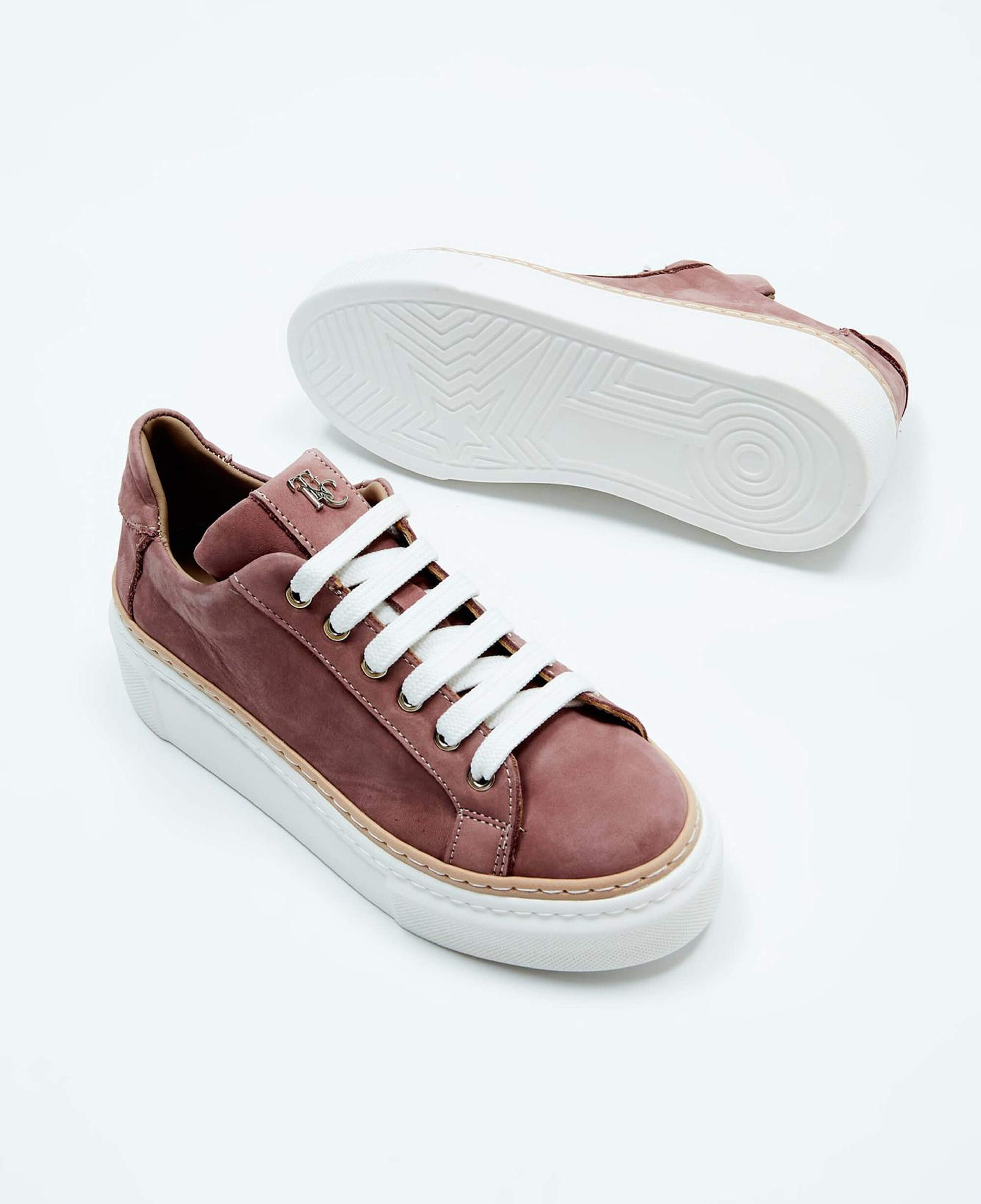 Tamer Tanca Kadın Hakiki Deri Gül Kurusu Nubuk Sneakers & Spor Ayakkabı