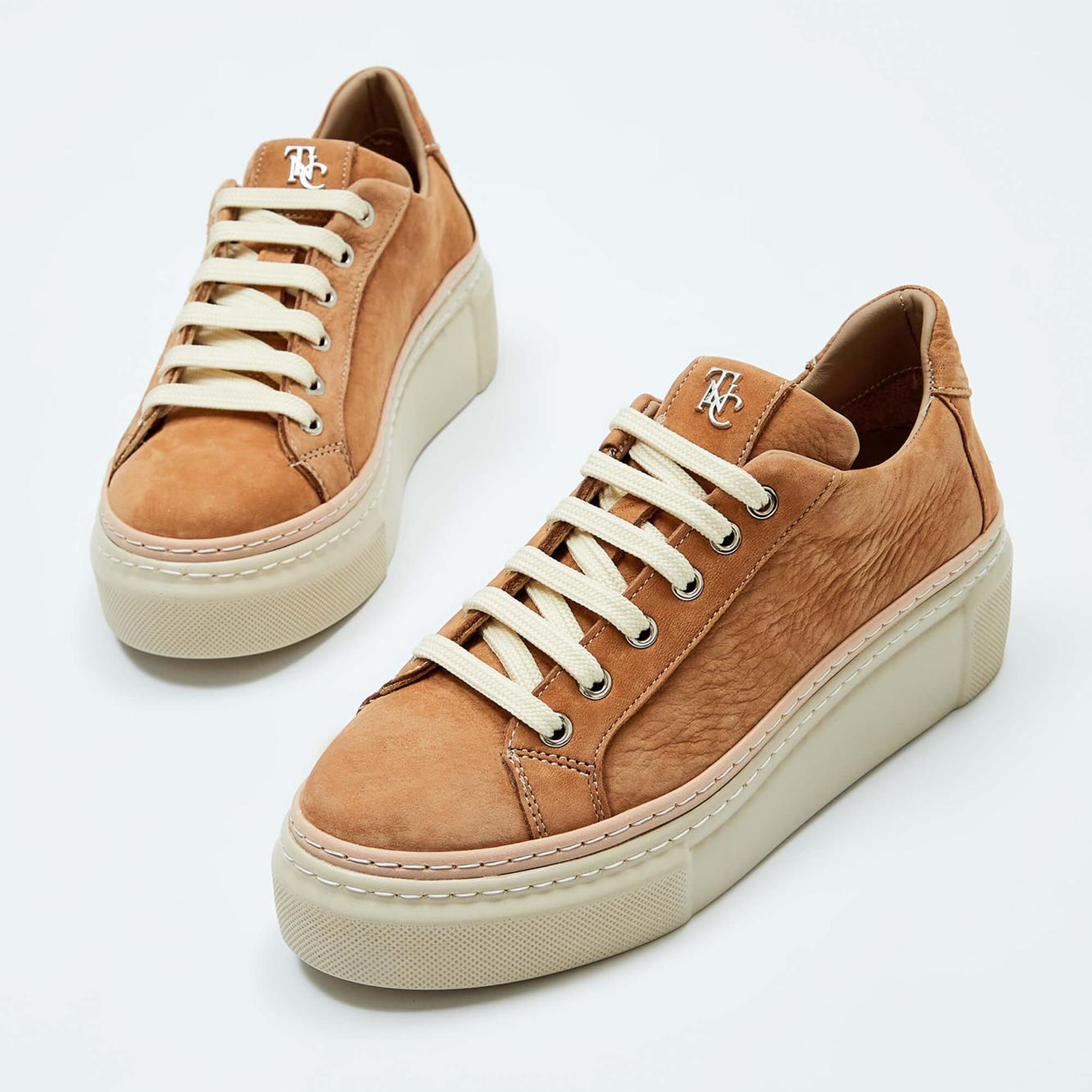 Tamer Tanca Kadın Hakiki Deri Taba Sneakers & Spor Ayakkabı