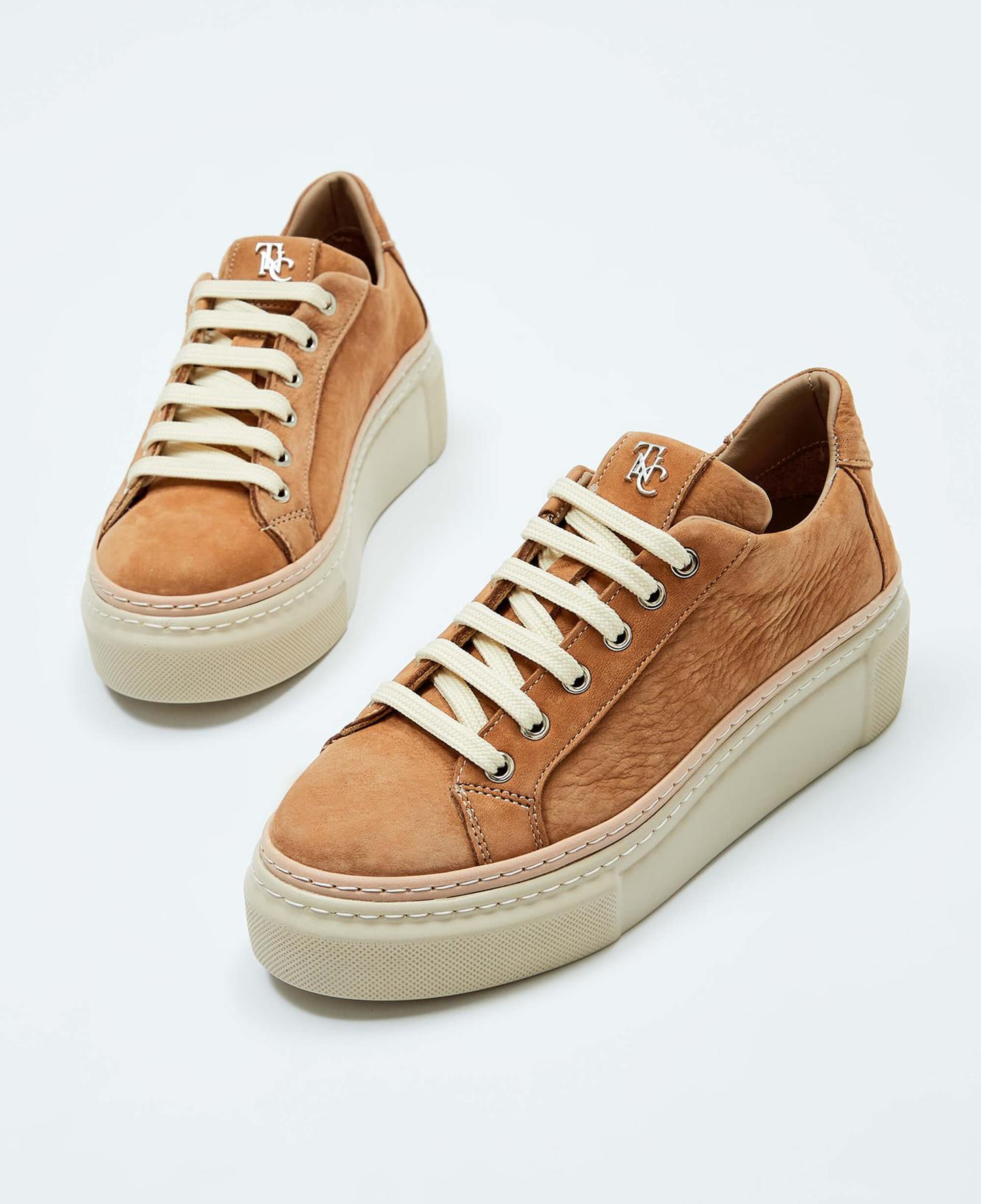 Tamer Tanca Kadın Hakiki Deri Taba Sneakers & Spor Ayakkabı