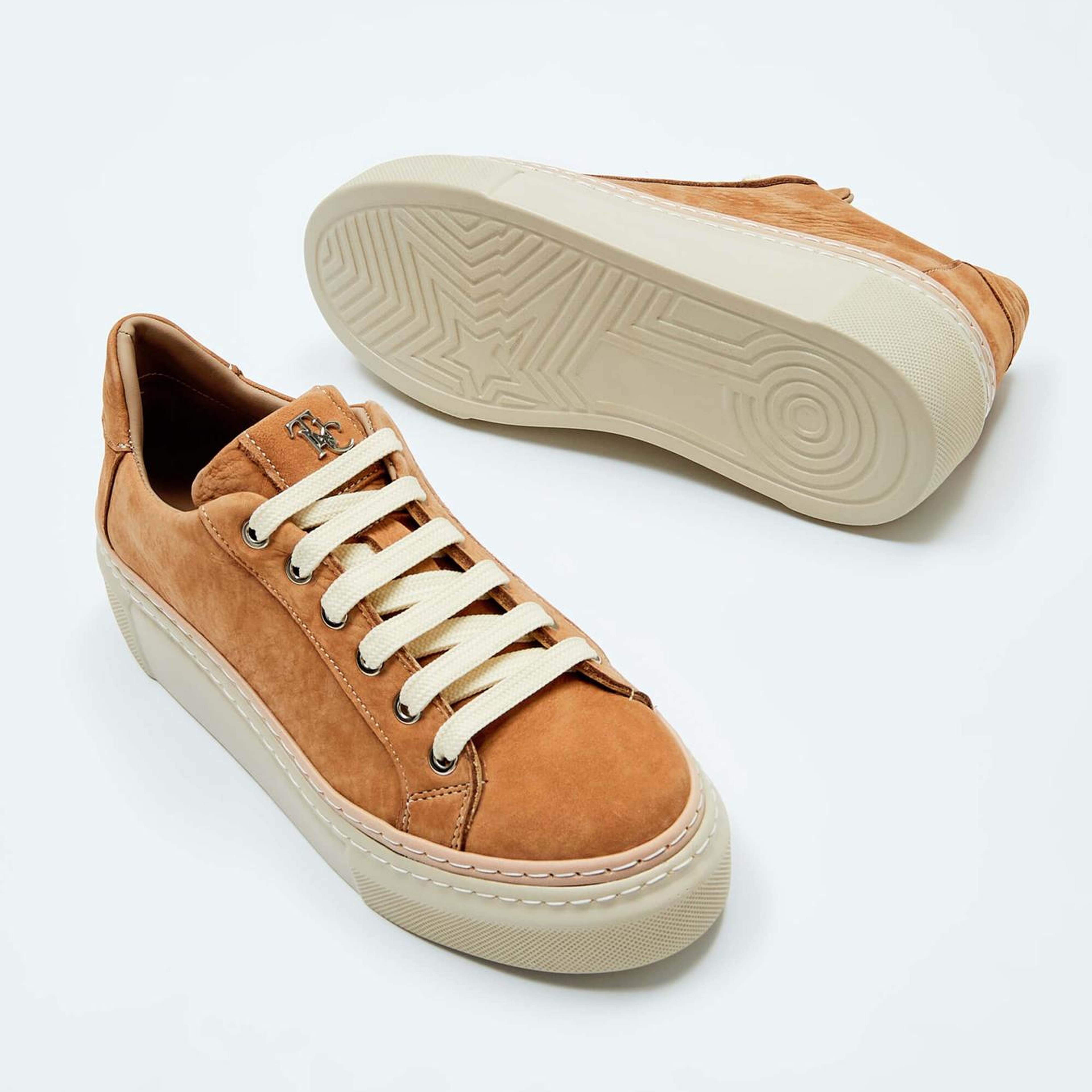 Tamer Tanca Kadın Hakiki Deri Taba Sneakers & Spor Ayakkabı