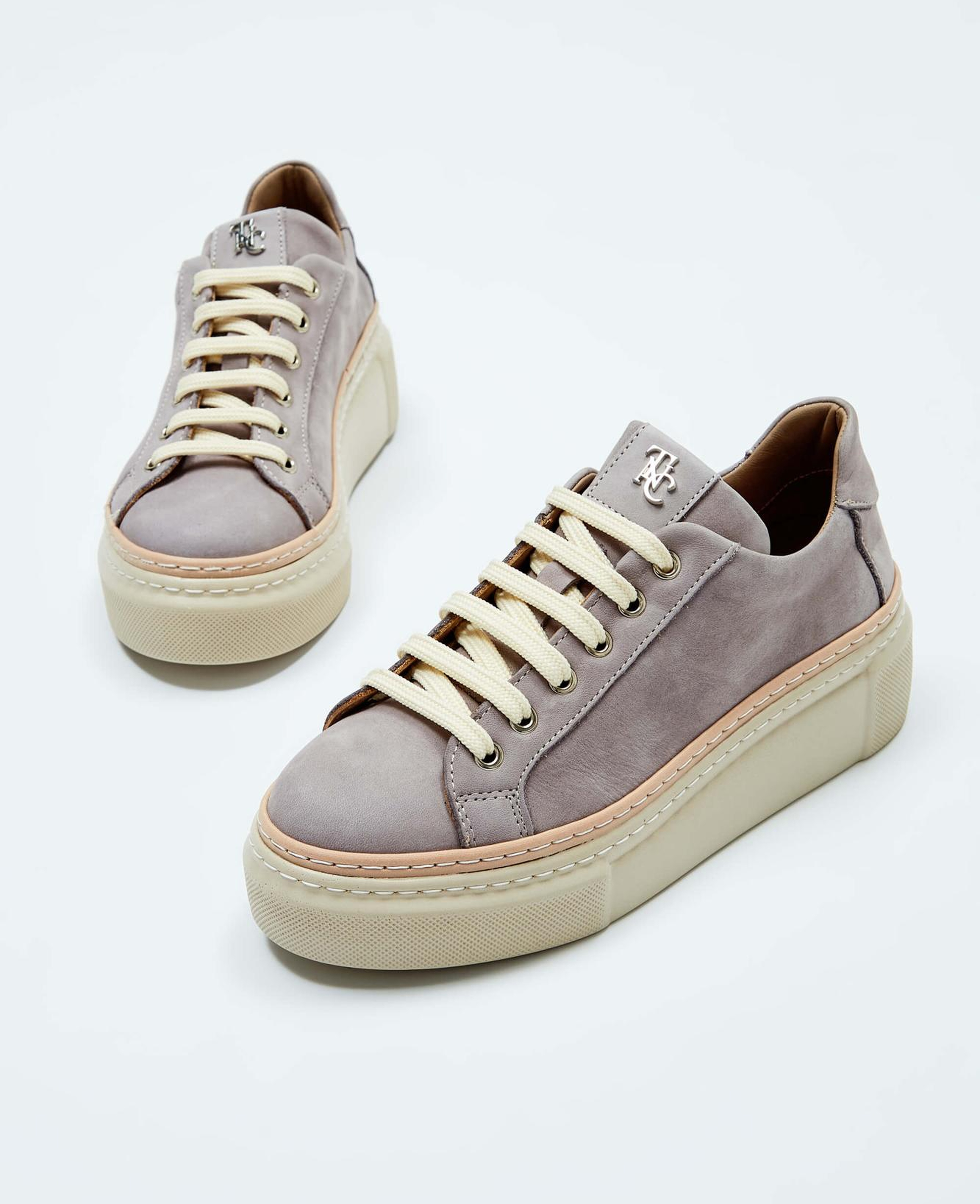 Tamer Tanca Kadın Hakiki Deri Vizon Nubuk Sneakers & Spor Ayakkabı