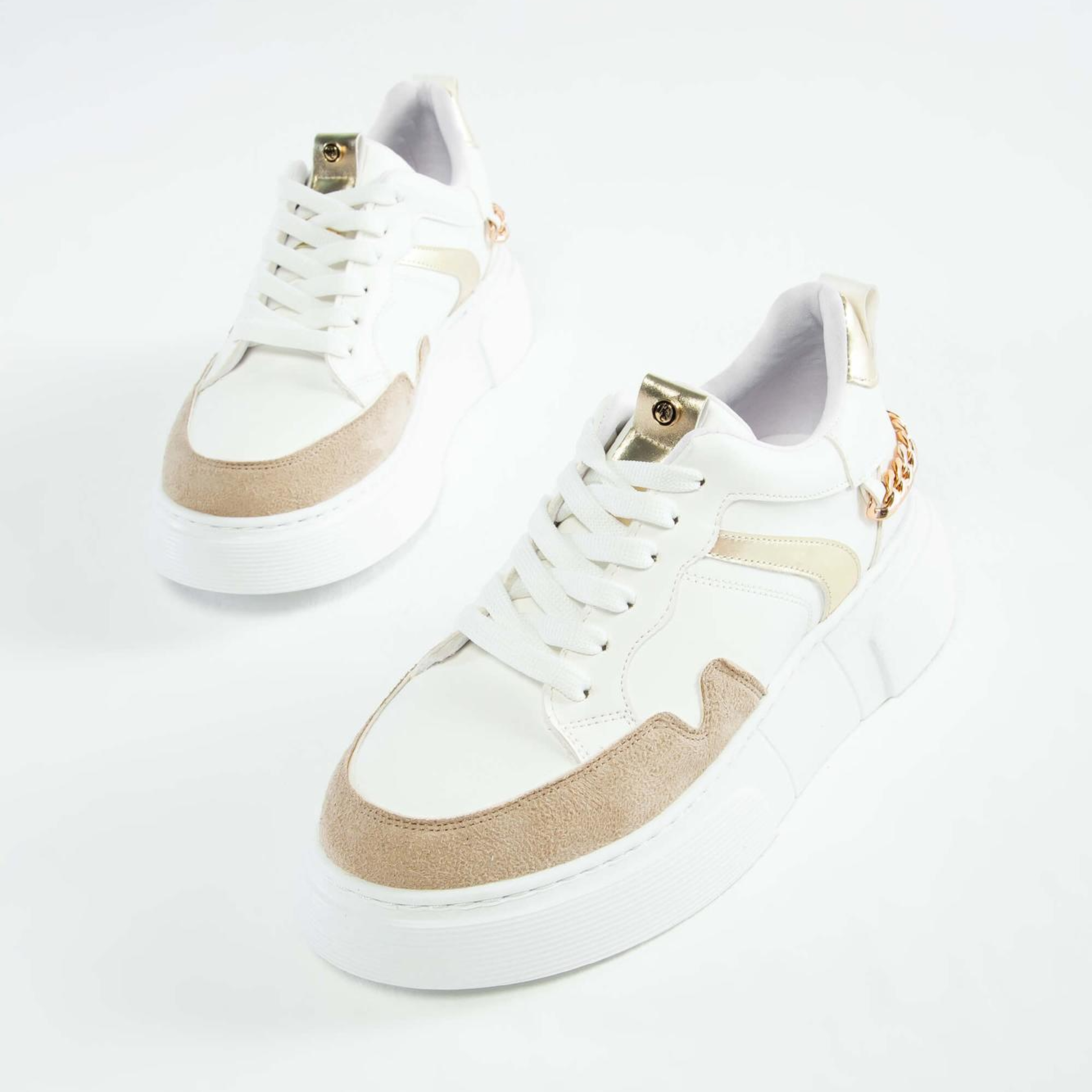 Tamer Tanca Kadın Vegan Beyaz Sneakers & Spor Ayakkabı