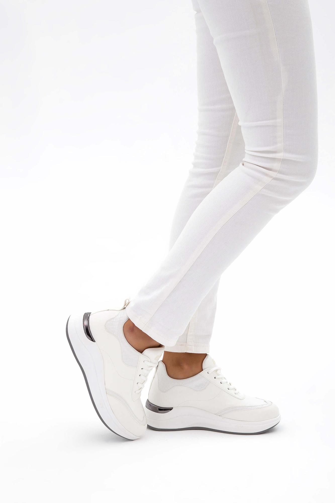 Tamer Tanca Kadın Vegan Beyaz Sneakers & Spor Ayakkabı