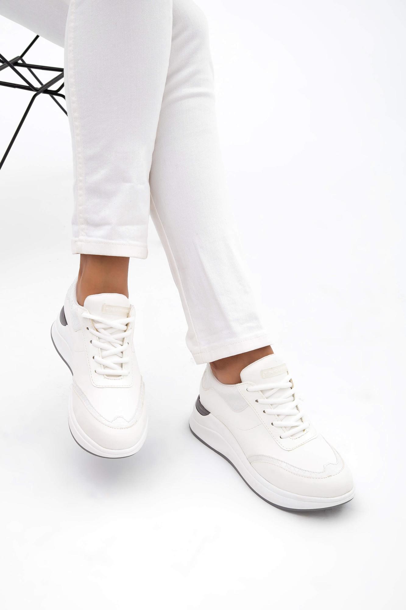 Tamer Tanca Kadın Vegan Beyaz Sneakers & Spor Ayakkabı