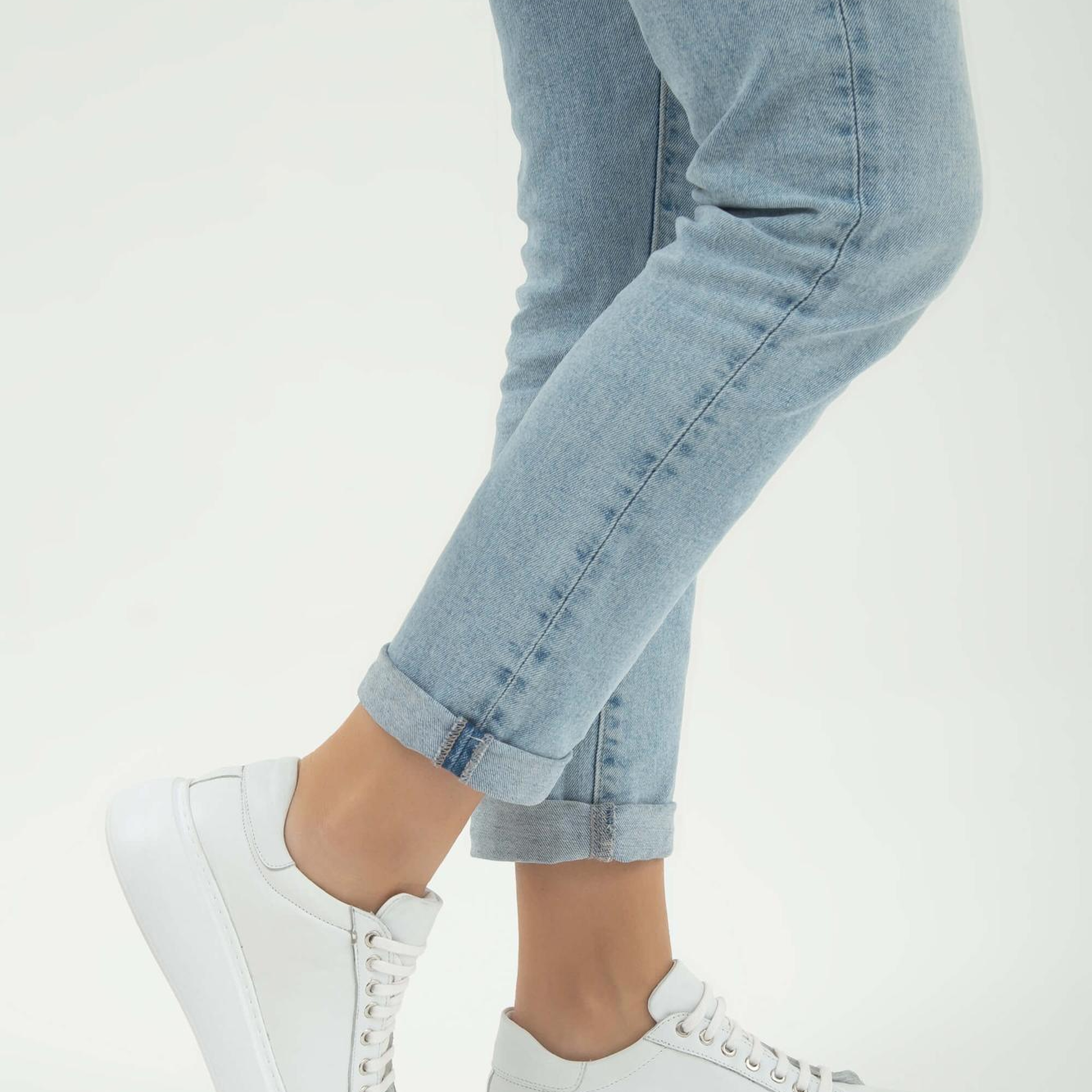 Tamer Tanca Kadın Hakiki Deri Beyaz Sneakers & Spor Ayakkabı