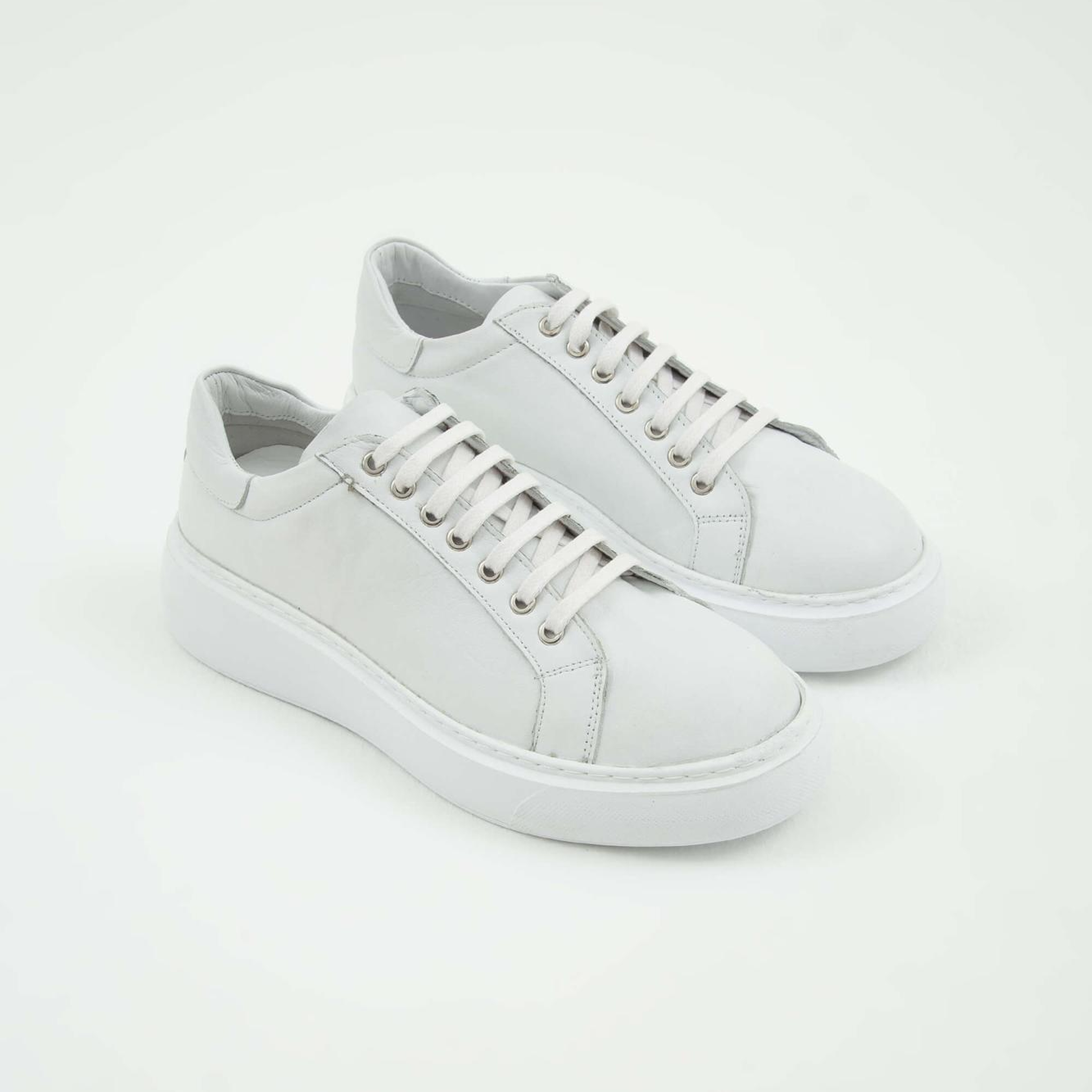 Tamer Tanca Kadın Hakiki Deri Beyaz Sneakers & Spor Ayakkabı