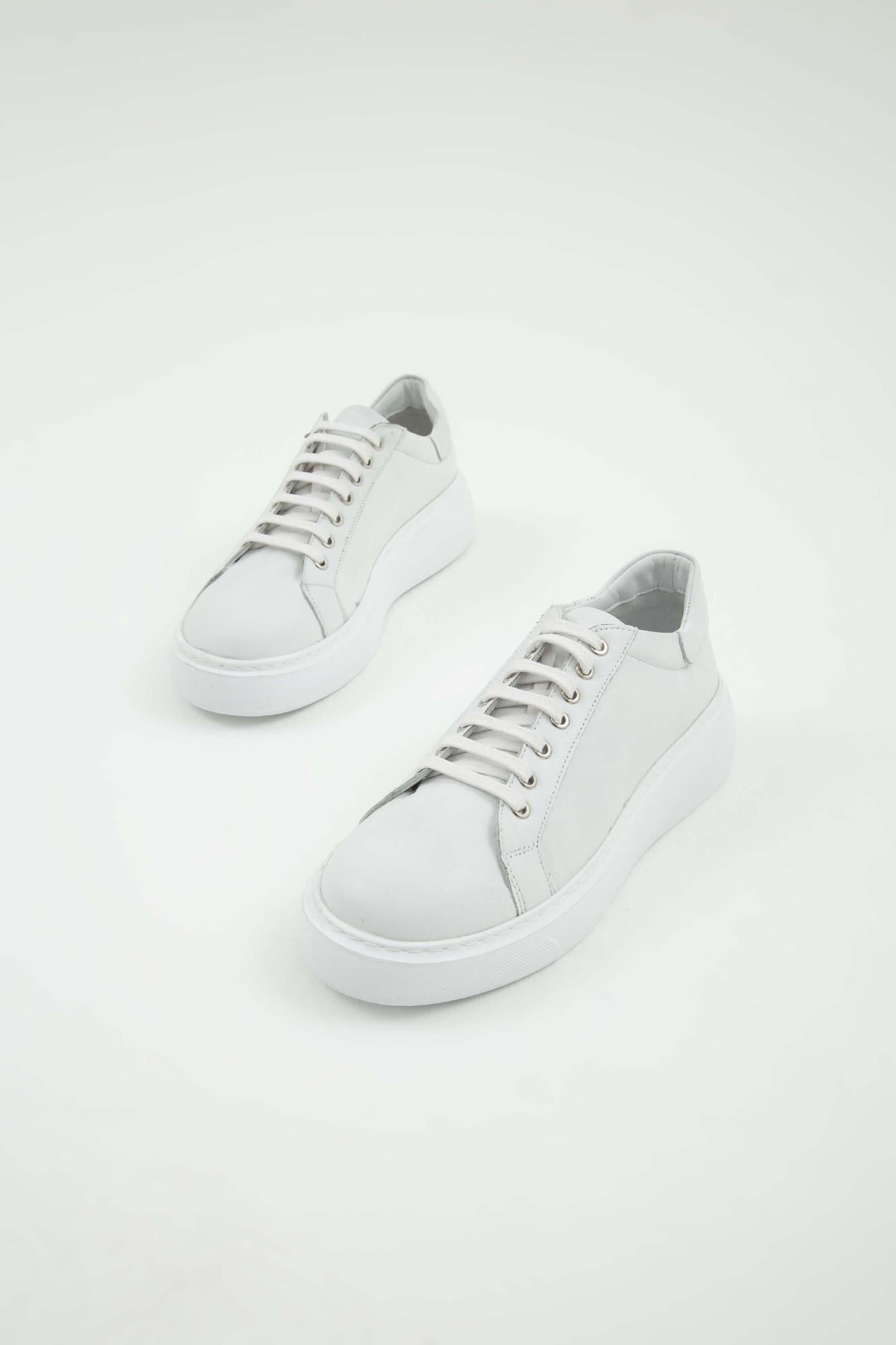 Tamer Tanca Kadın Hakiki Deri Beyaz Sneakers & Spor Ayakkabı