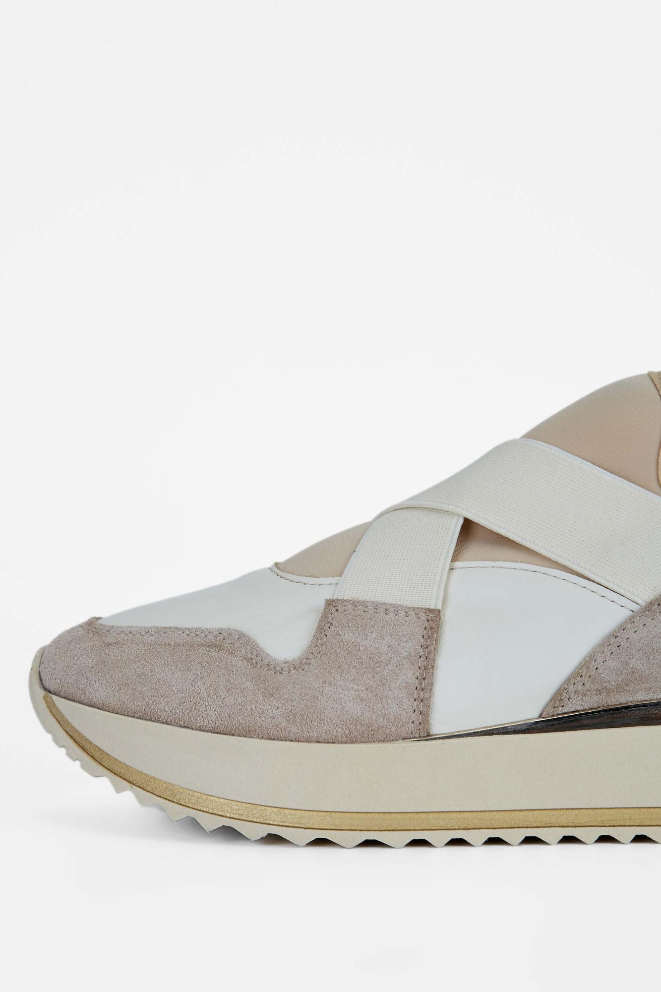 Tamer Tanca Kadın Hakiki Deri Bej Sneakers & Spor Ayakkabı