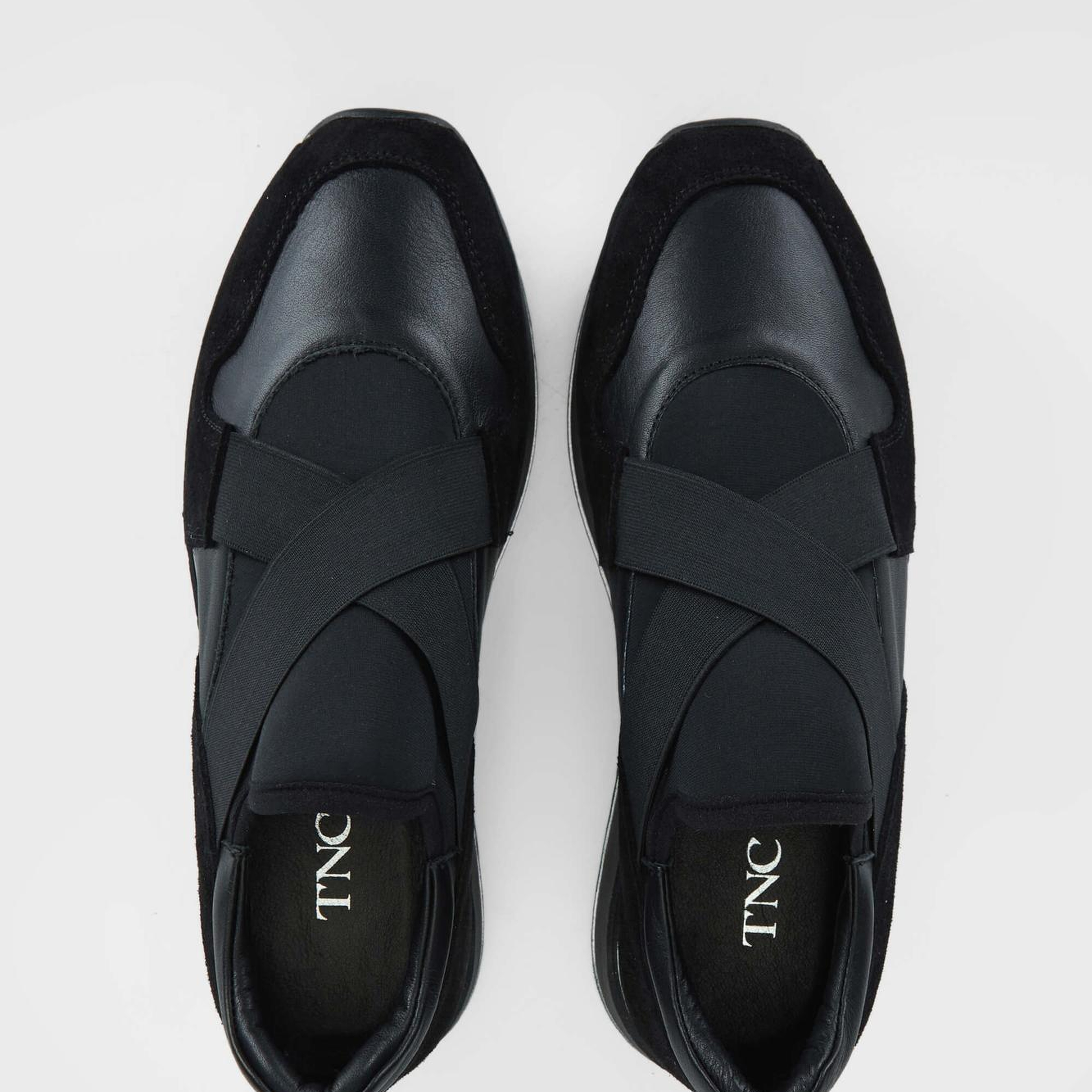 Tamer Tanca Kadın Hakiki Deri Siyah Deri Sneakers & Spor Ayakkabı