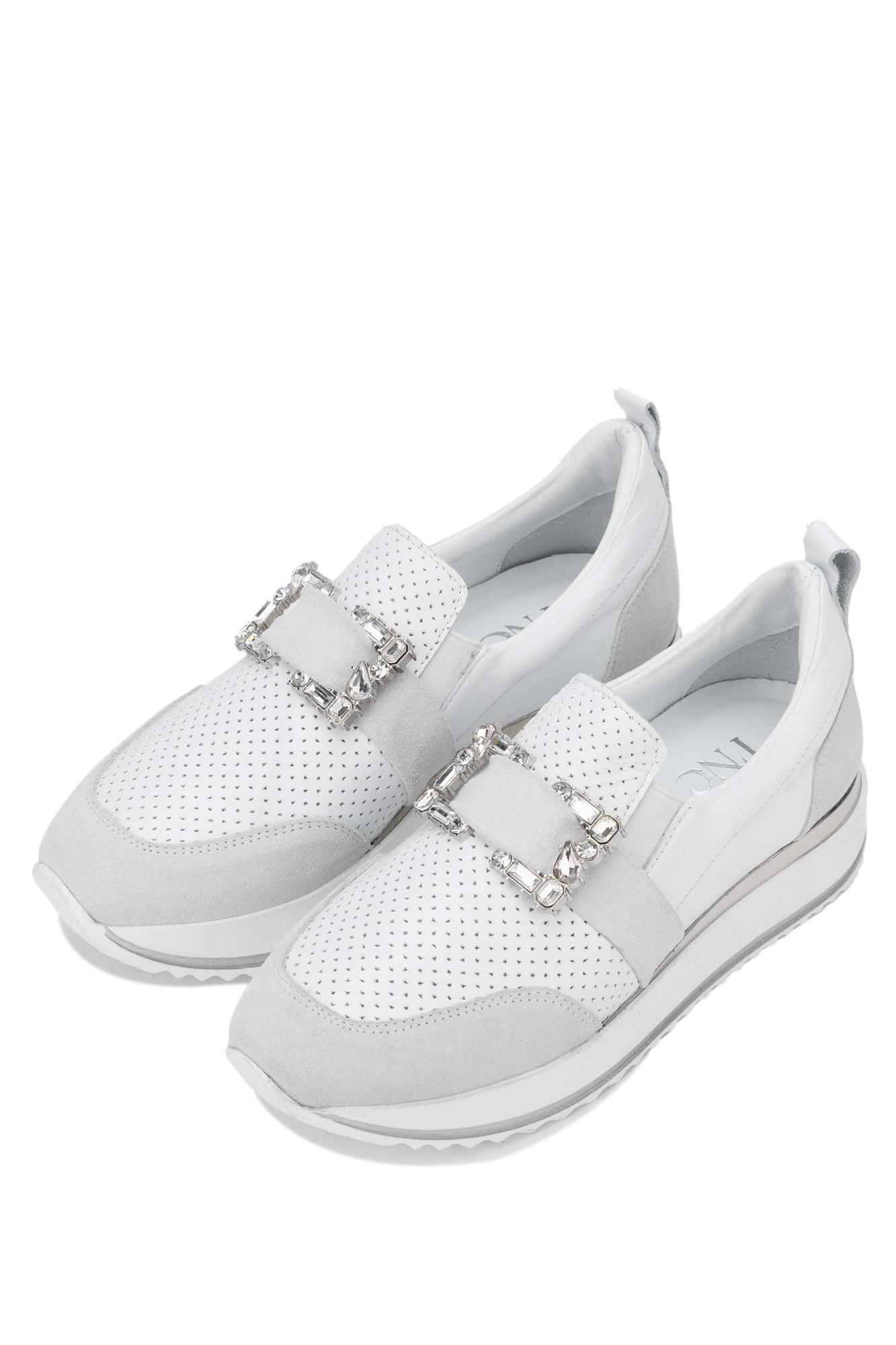 Tamer Tanca Kadın Hakiki Deri Beyaz Sneakers & Spor Ayakkabı