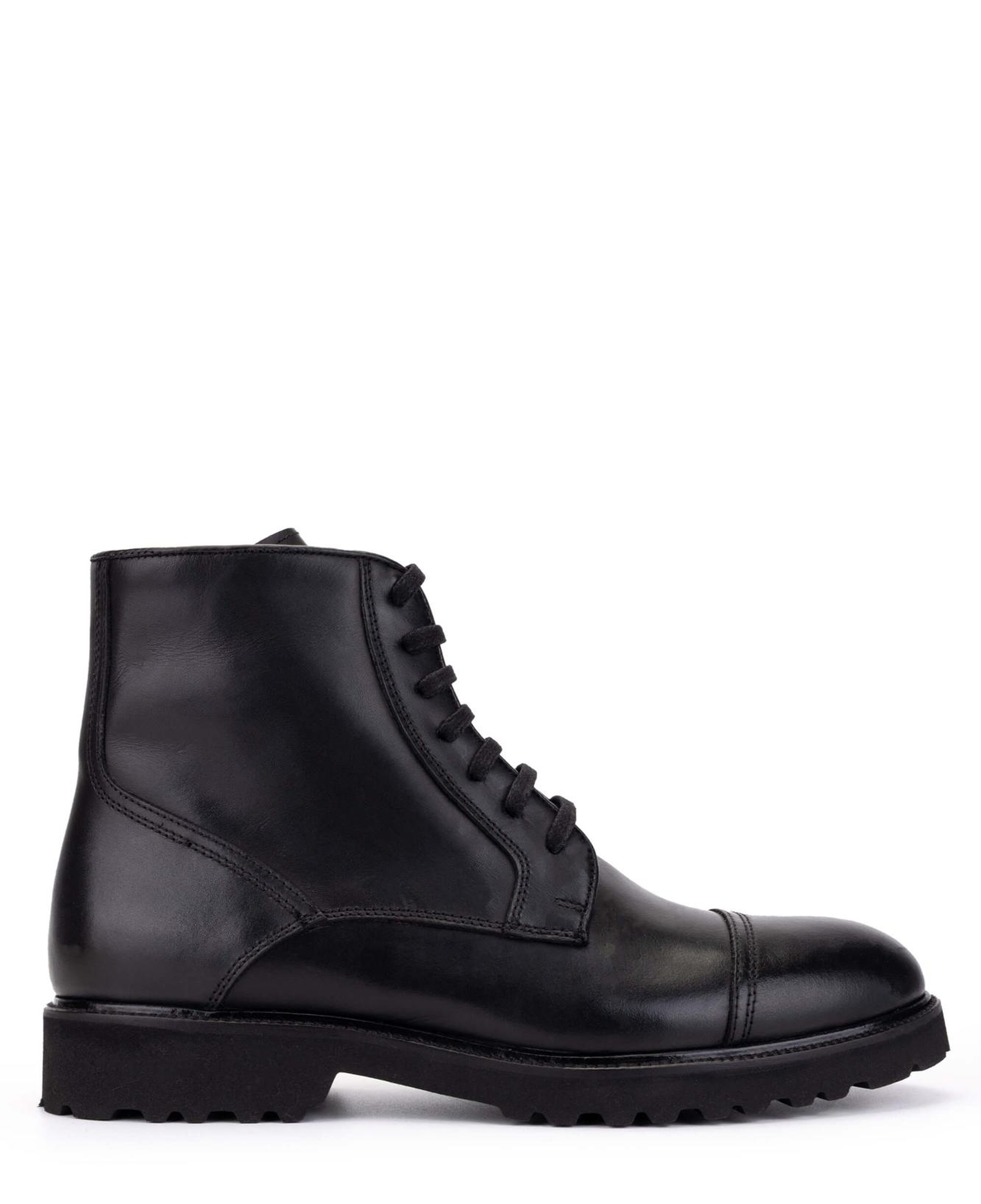 Tamer Tanca Erkek Hakiki Deri Siyah Casual Bot