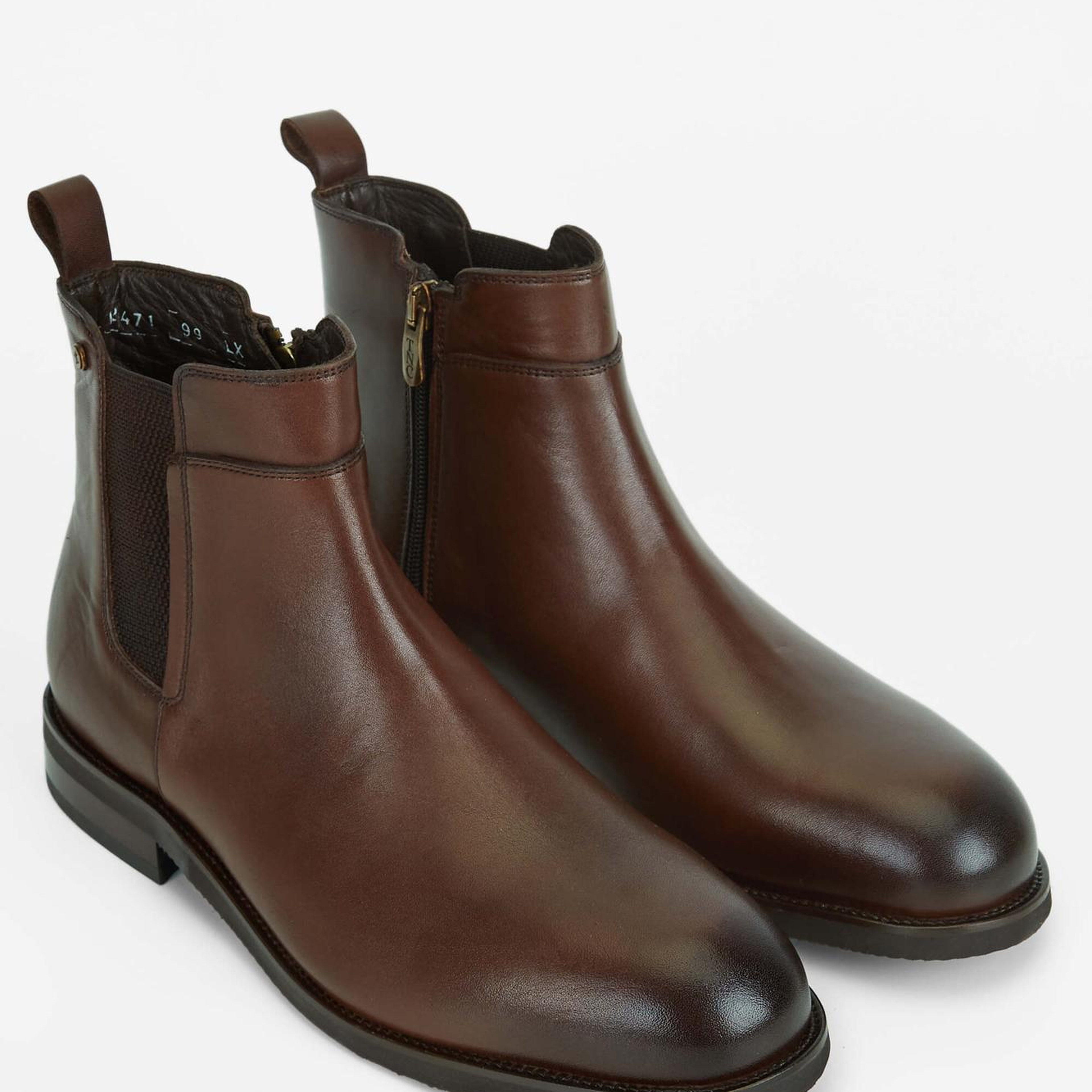 Tamer Tanca Erkek Hakiki Deri Kahverengi Casual Bot