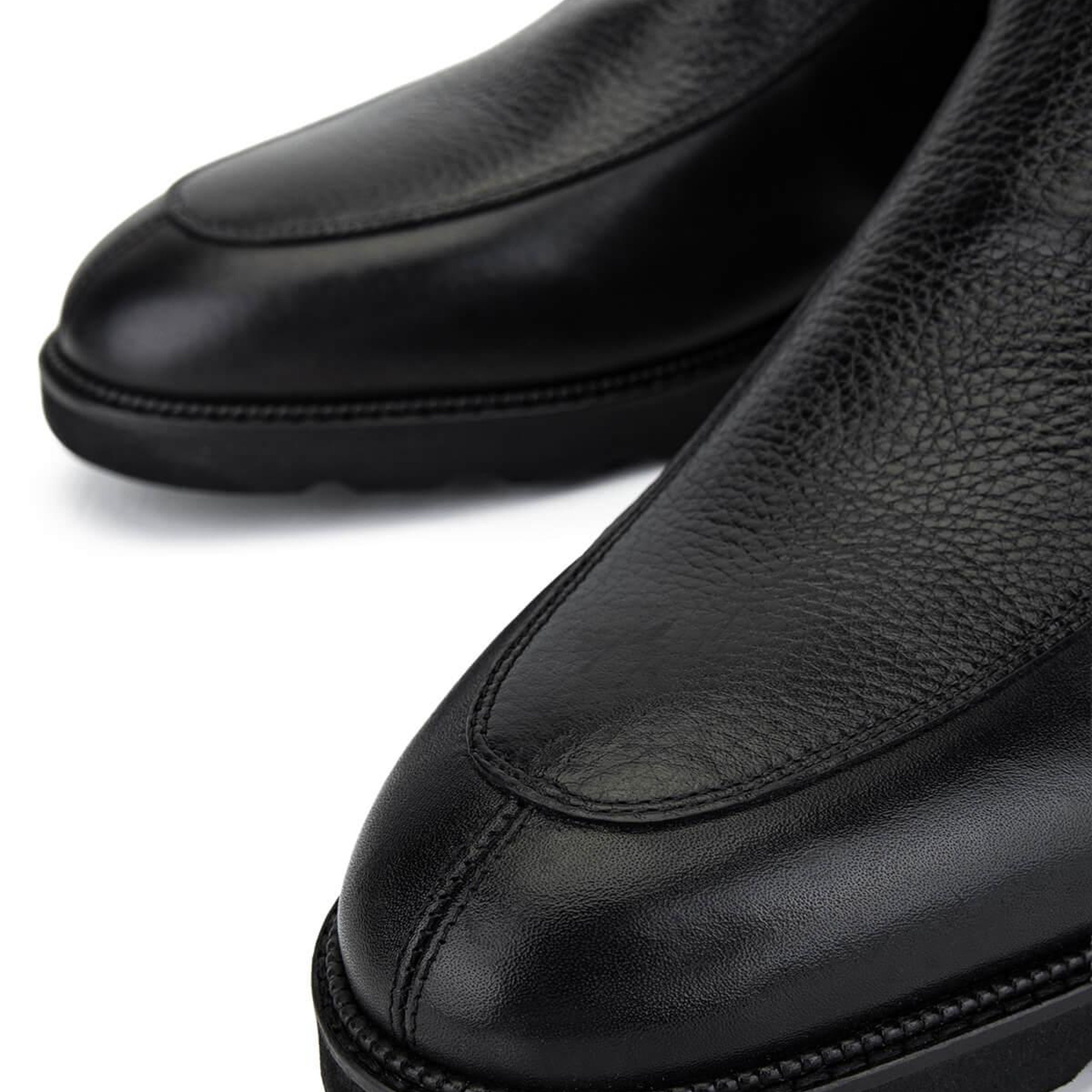 Tamer Tanca Erkek Hakiki Deri Siyah Klasik Bot