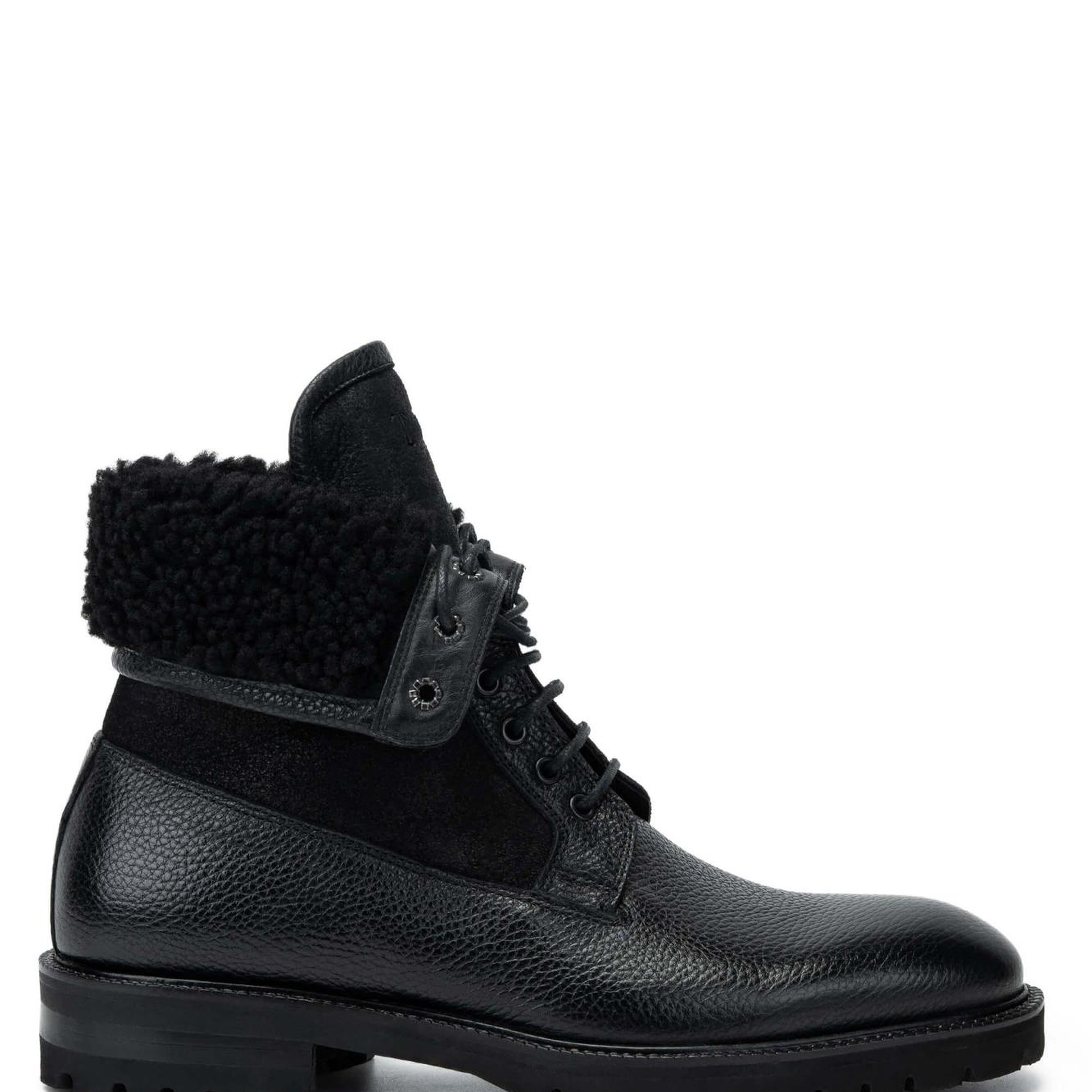 Tamer Tanca Erkek Hakiki Deri Siyah POSTAL Bot