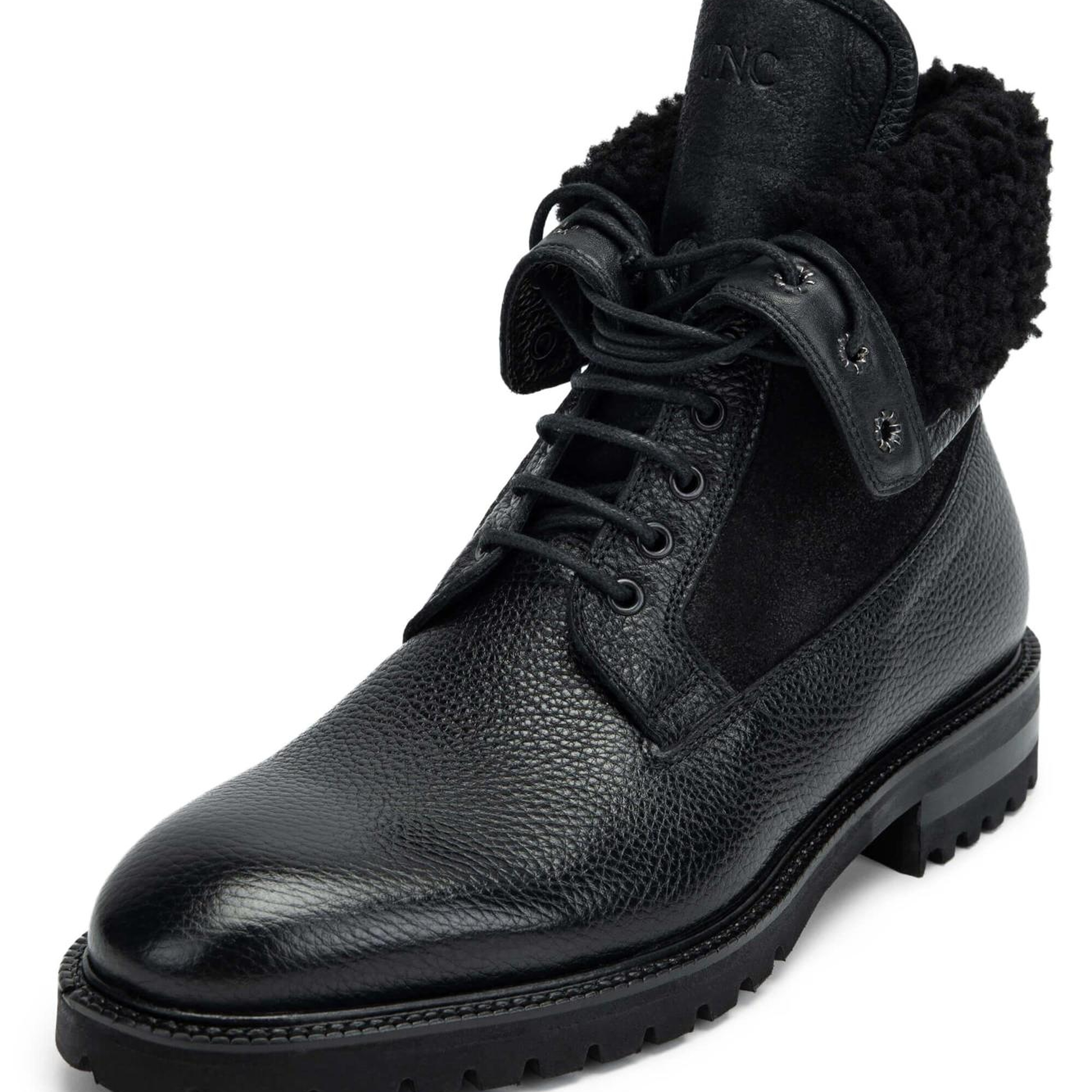 Tamer Tanca Erkek Hakiki Deri Siyah POSTAL Bot