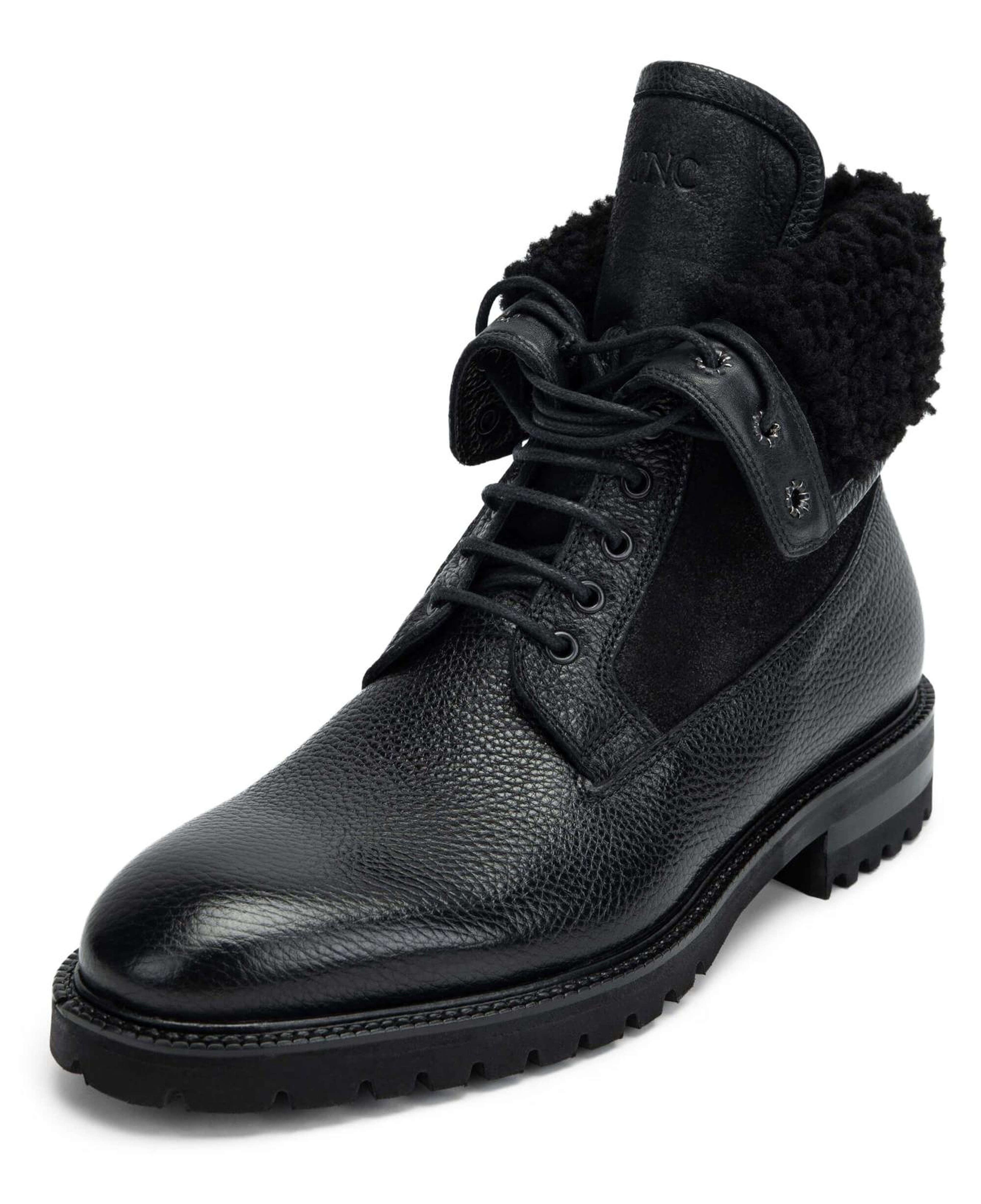 Tamer Tanca Erkek Hakiki Deri Siyah POSTAL Bot