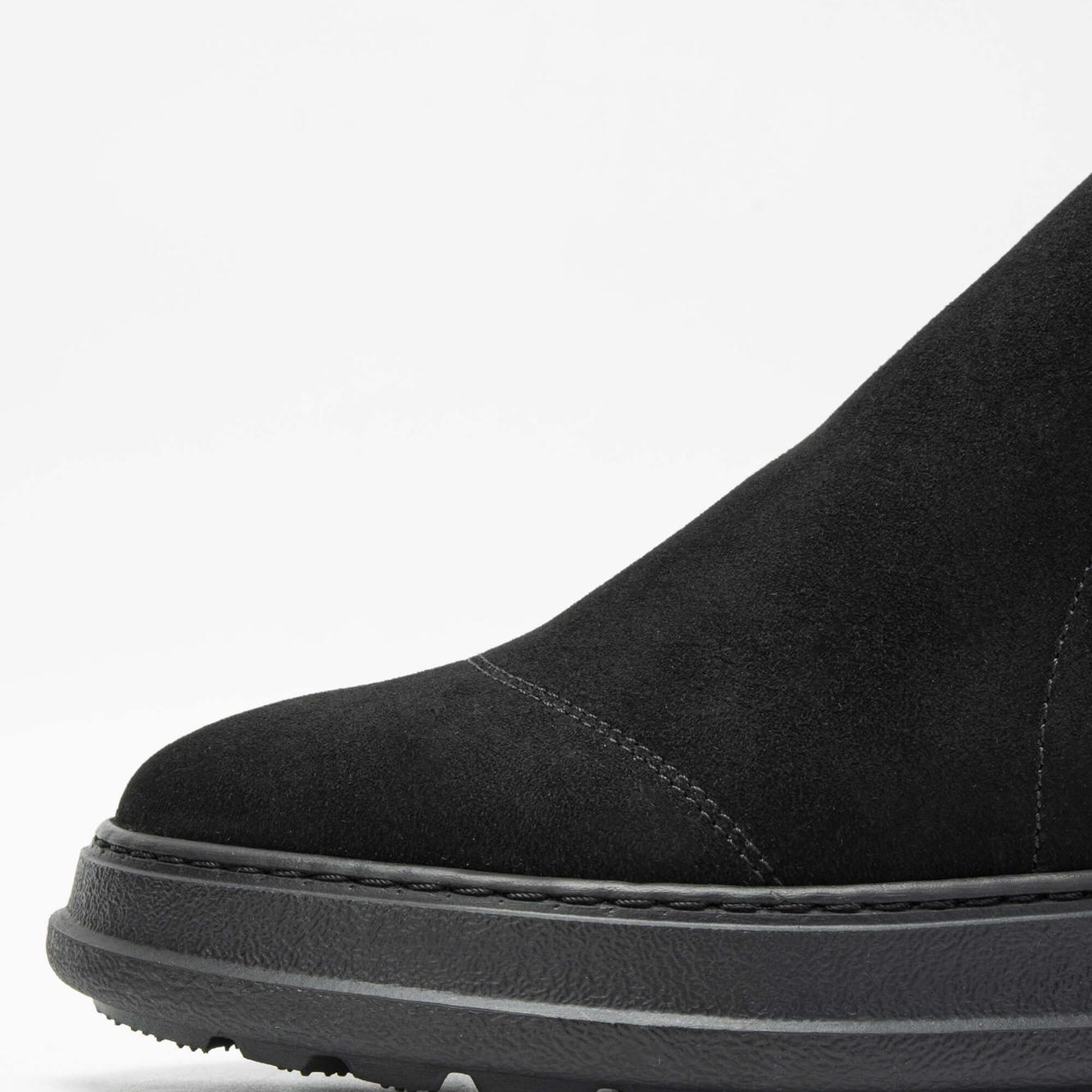 Tamer Tanca Erkek Hakiki Deri Siyah Süet Casual Bot