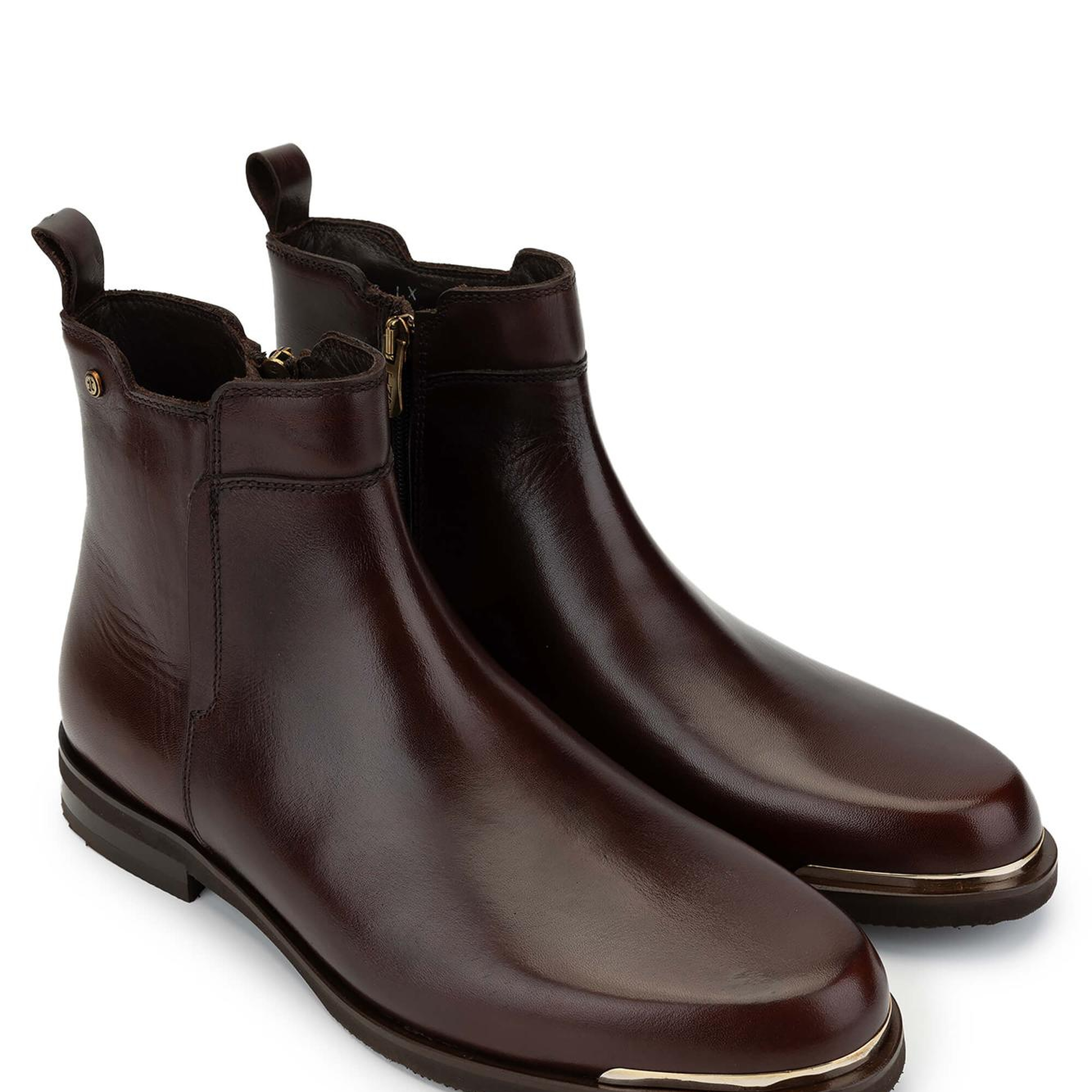 Tamer Tanca Erkek Hakiki Deri Kahverengi Casual Bot