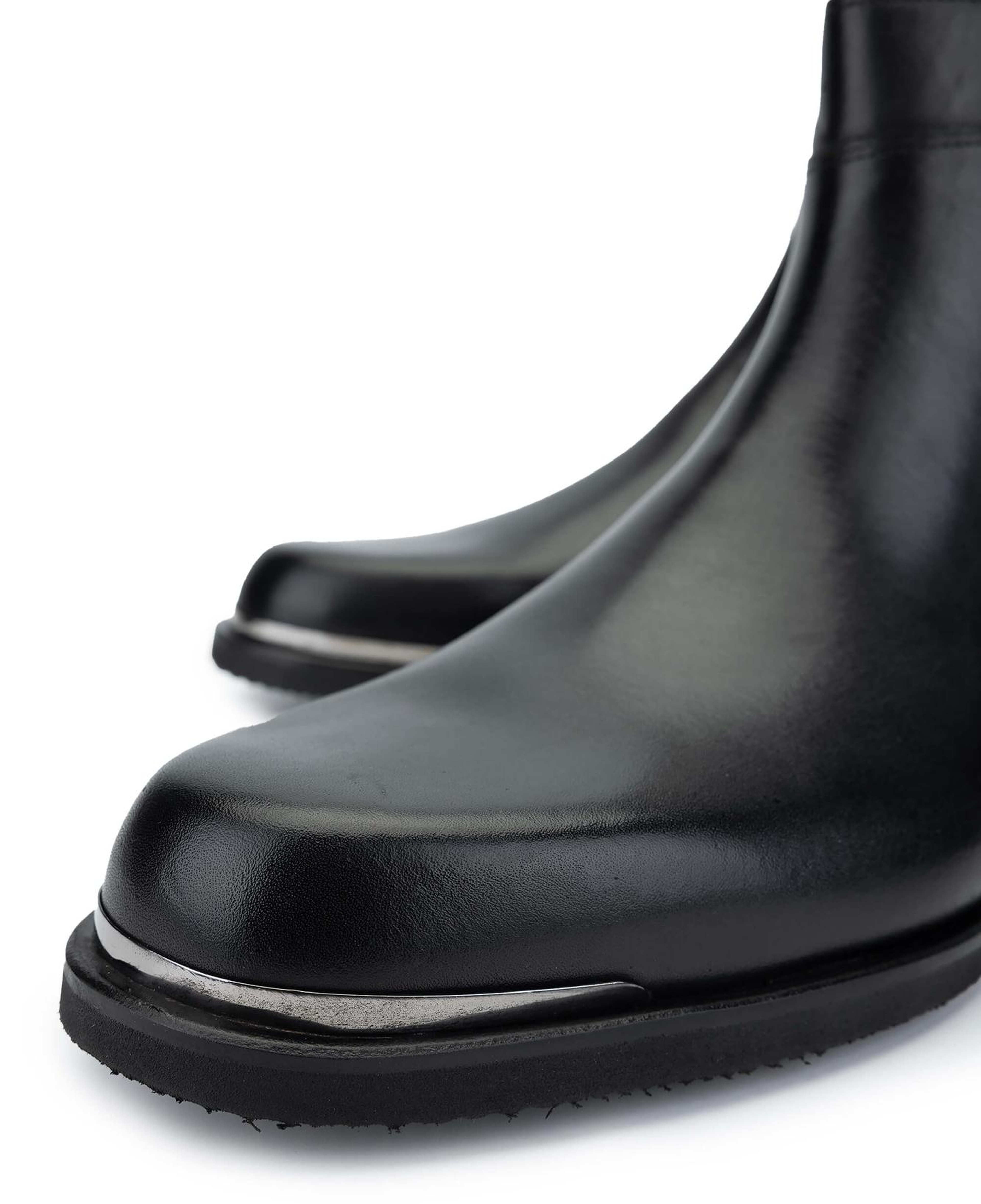 Tamer Tanca Erkek Hakiki Deri Siyah Casual Bot