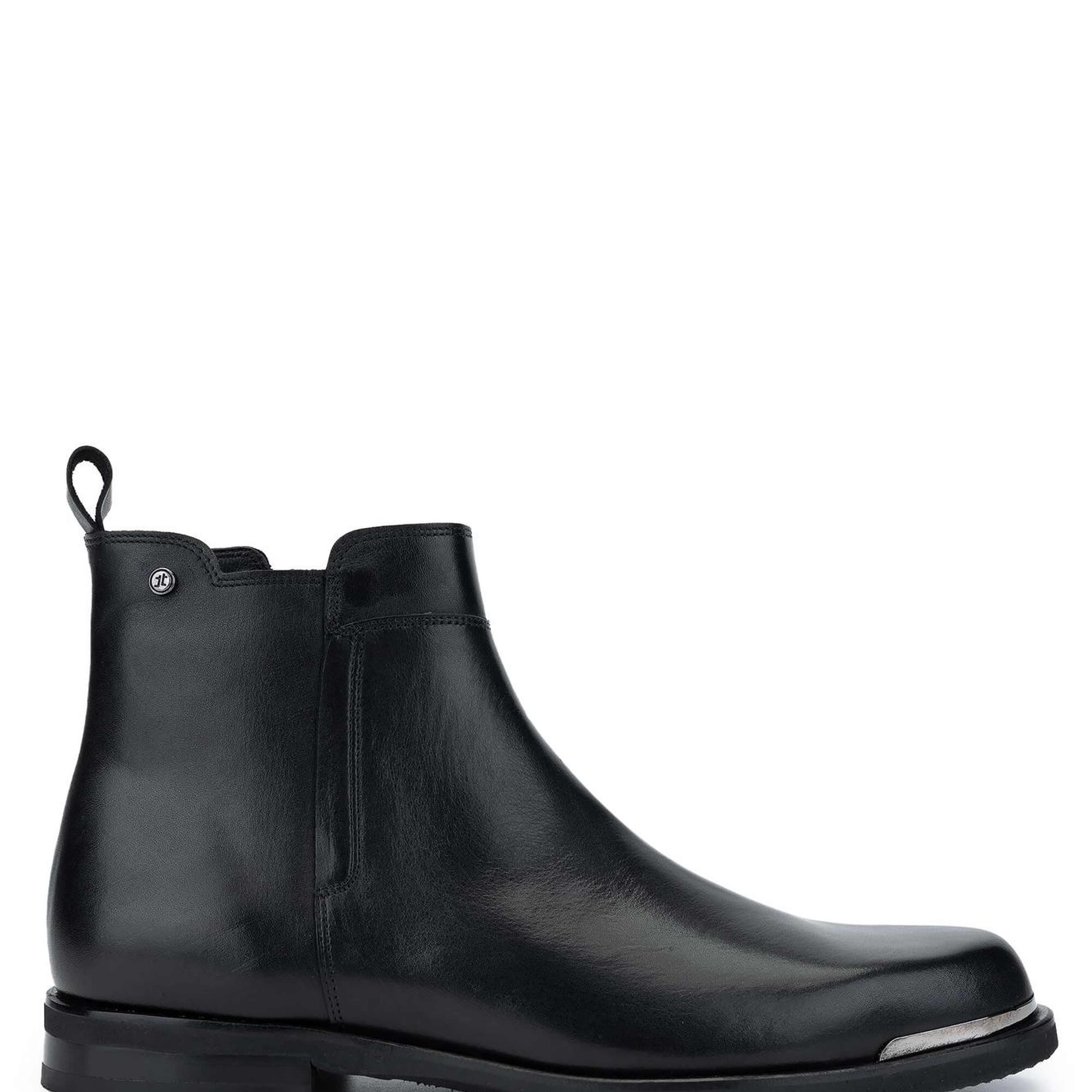 Tamer Tanca Erkek Hakiki Deri Siyah Casual Bot