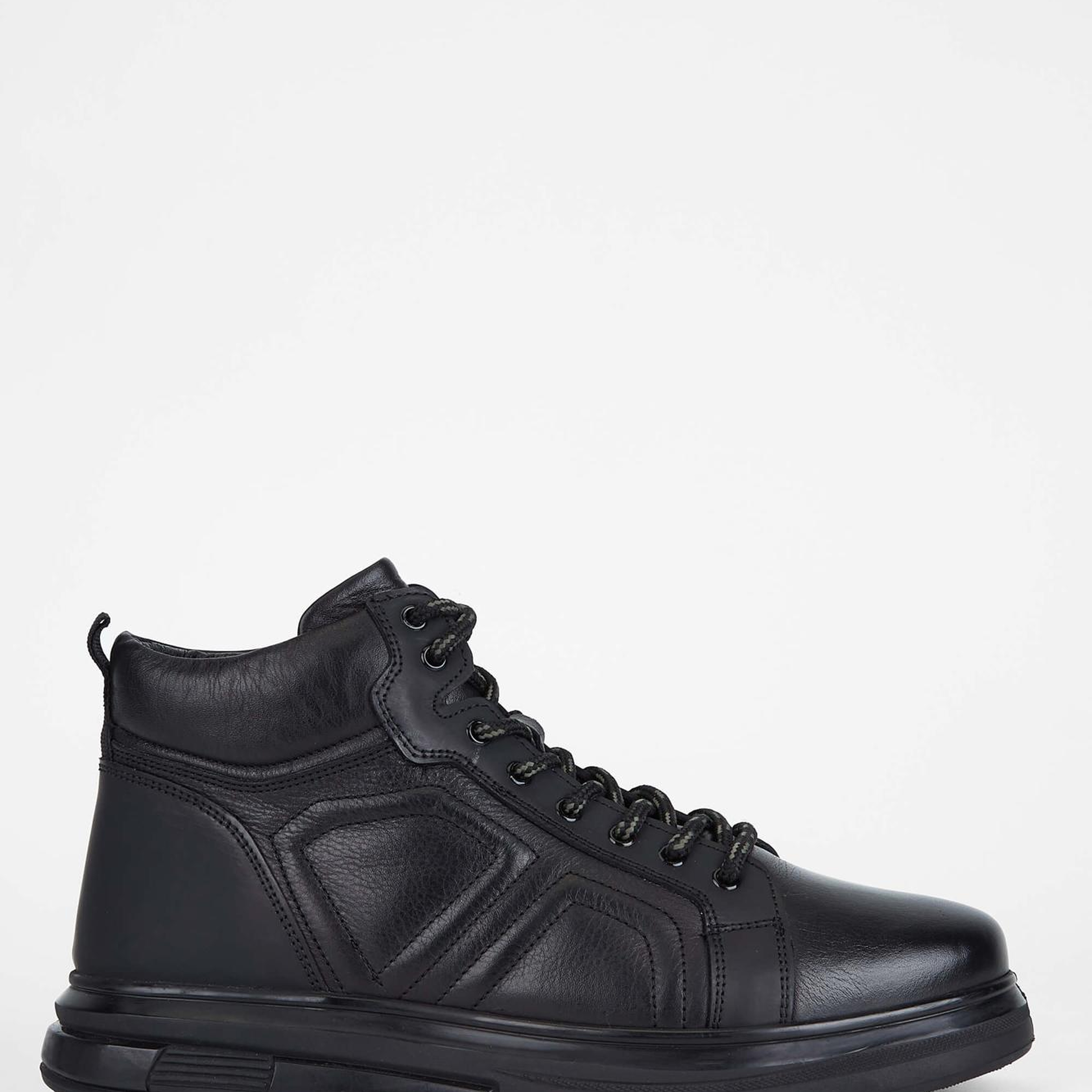 Tamer Tanca Erkek Hakiki Deri Siyah Casual Bot