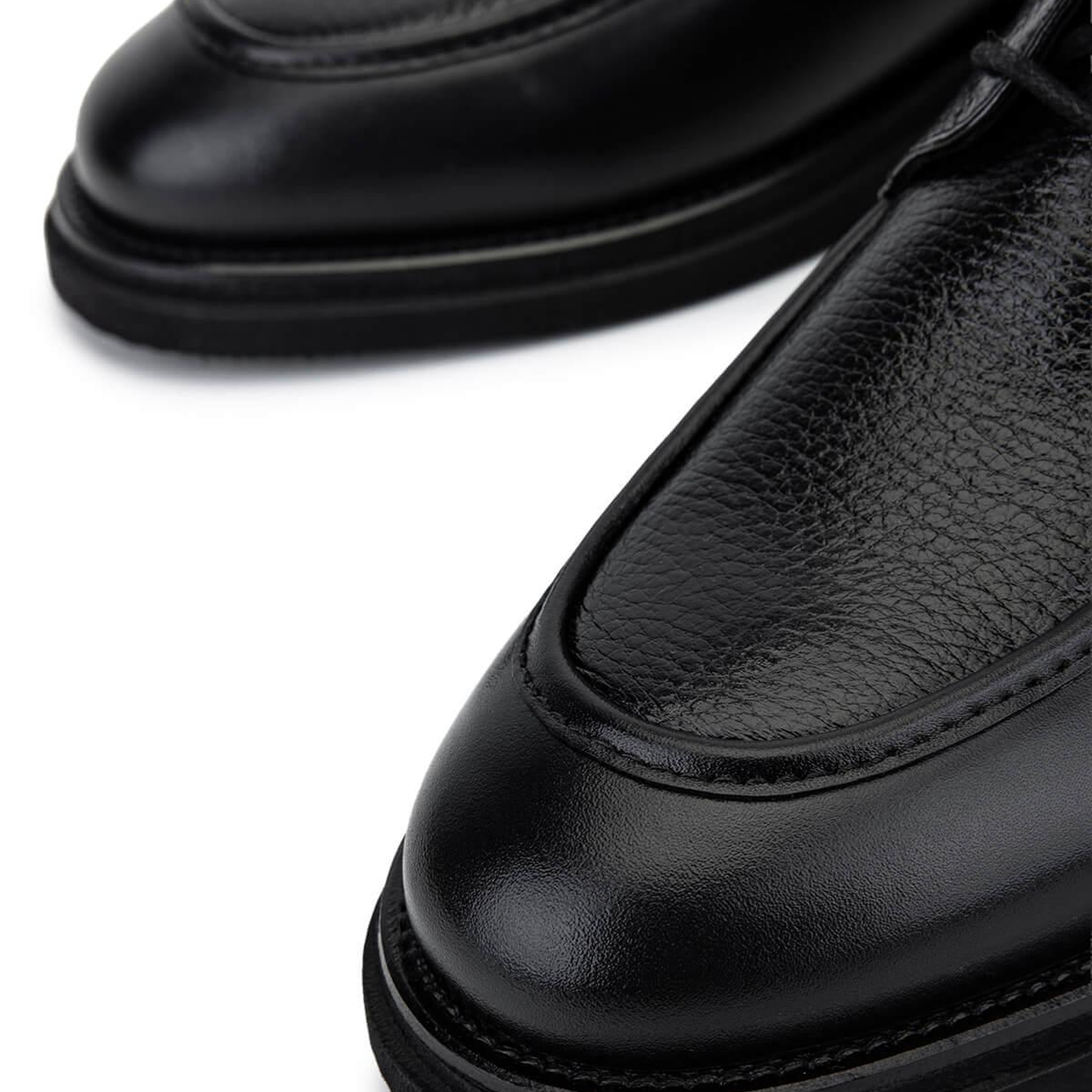 Tamer Tanca Erkek Hakiki Deri Siyah Klasik Bot