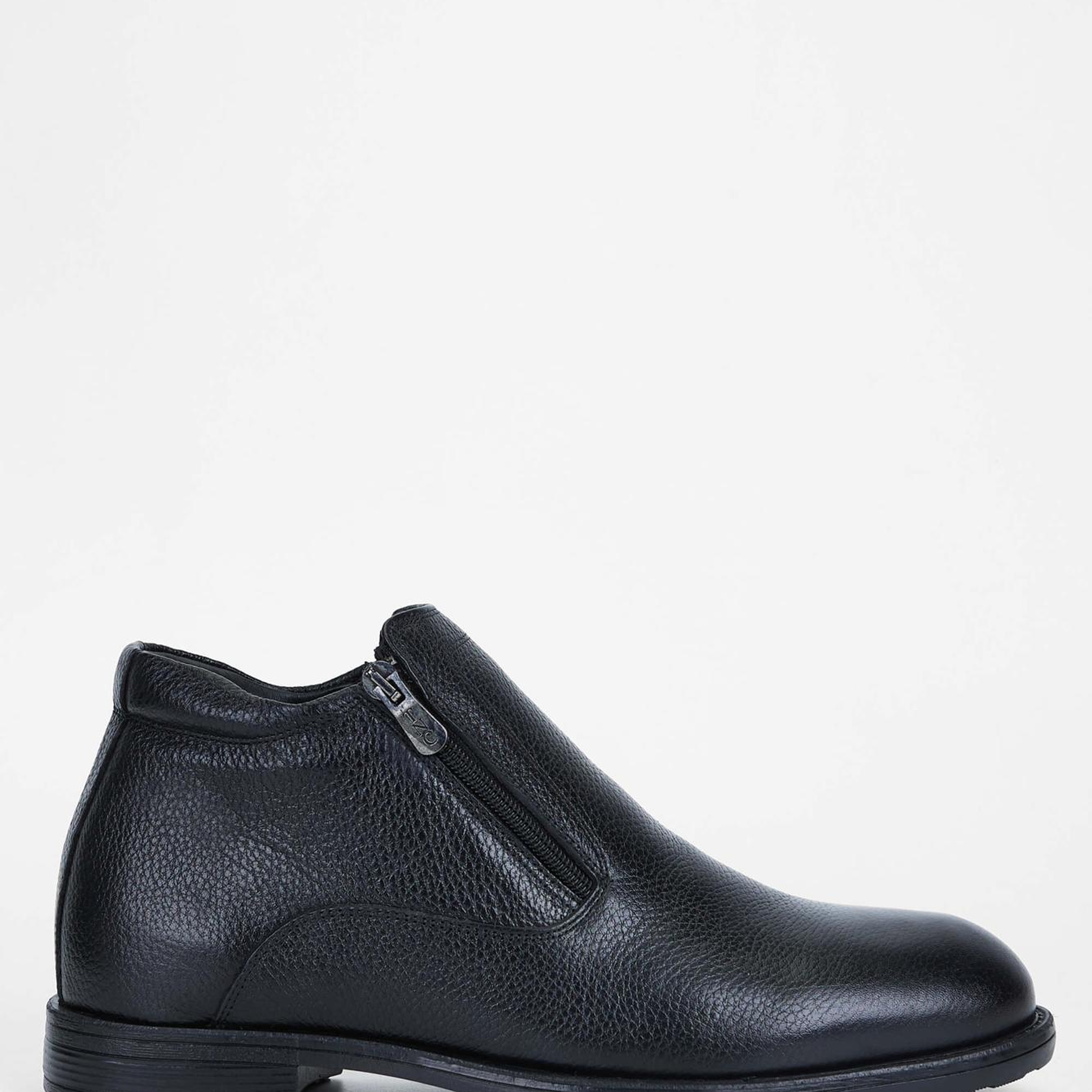 Tamer Tanca Erkek Hakiki Deri Siyah Floter Klasik Bot