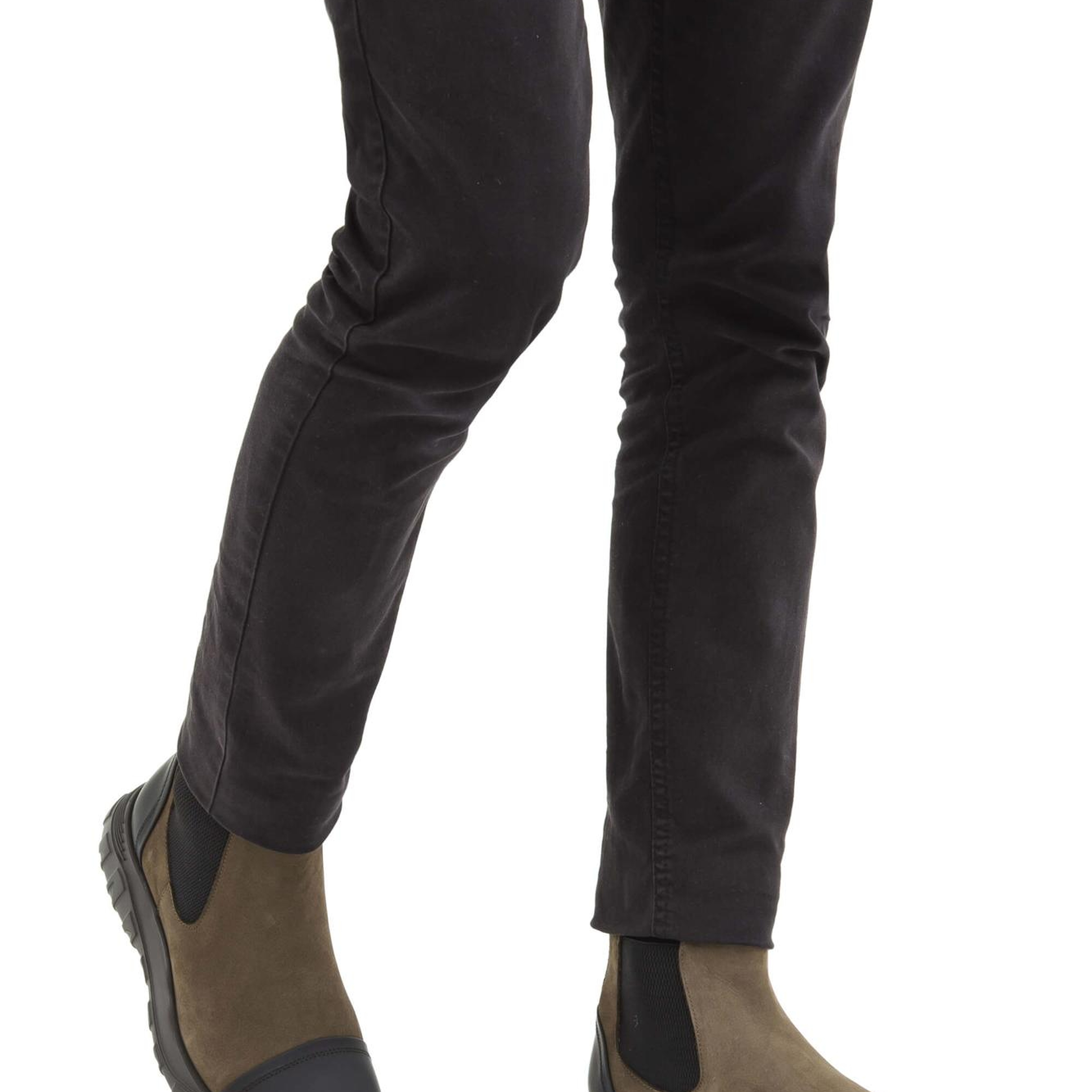 Tamer Tanca Erkek Hakiki Deri Haki Süet Casual Bot