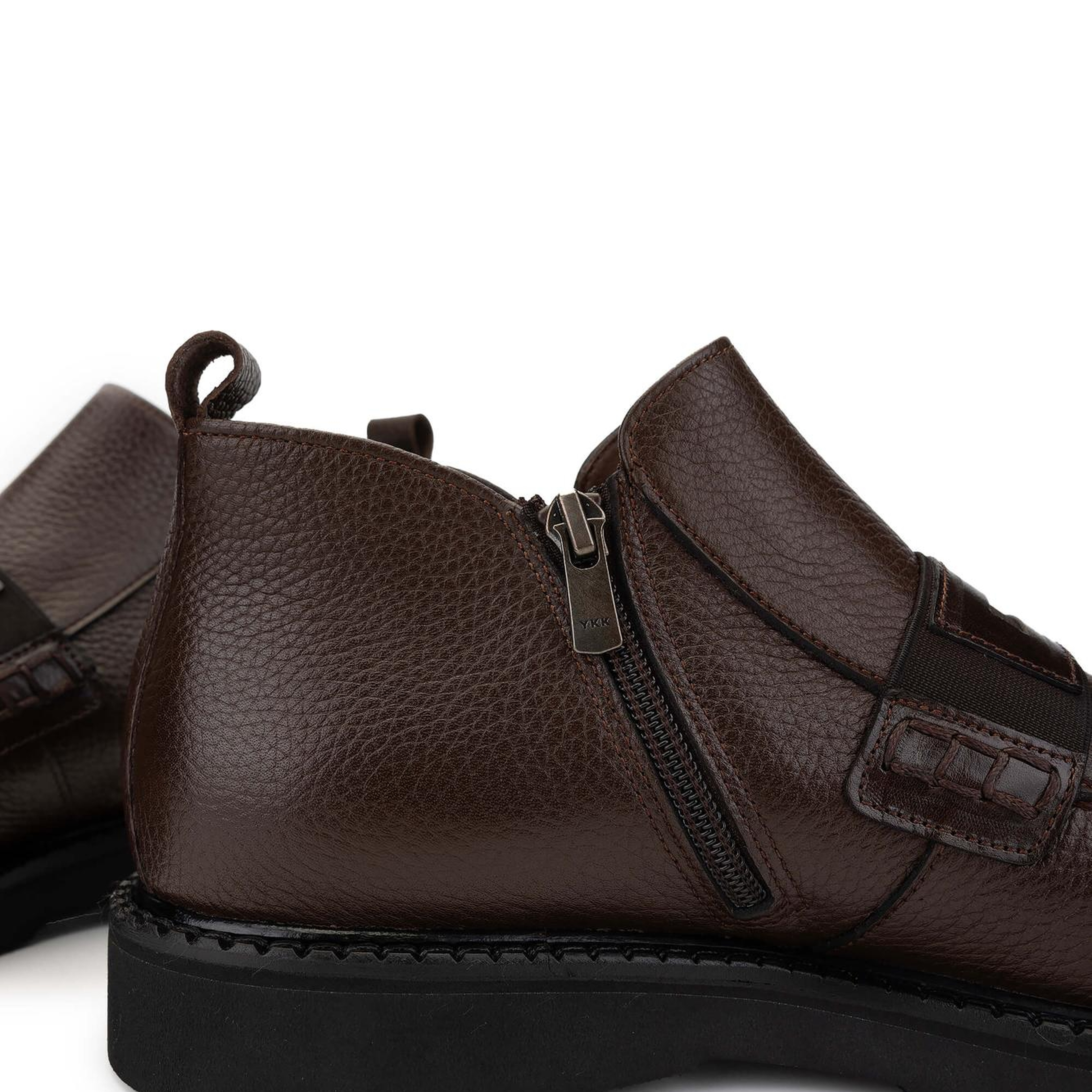 Tamer Tanca Erkek Hakiki Deri Kahverengi Klasik Bot