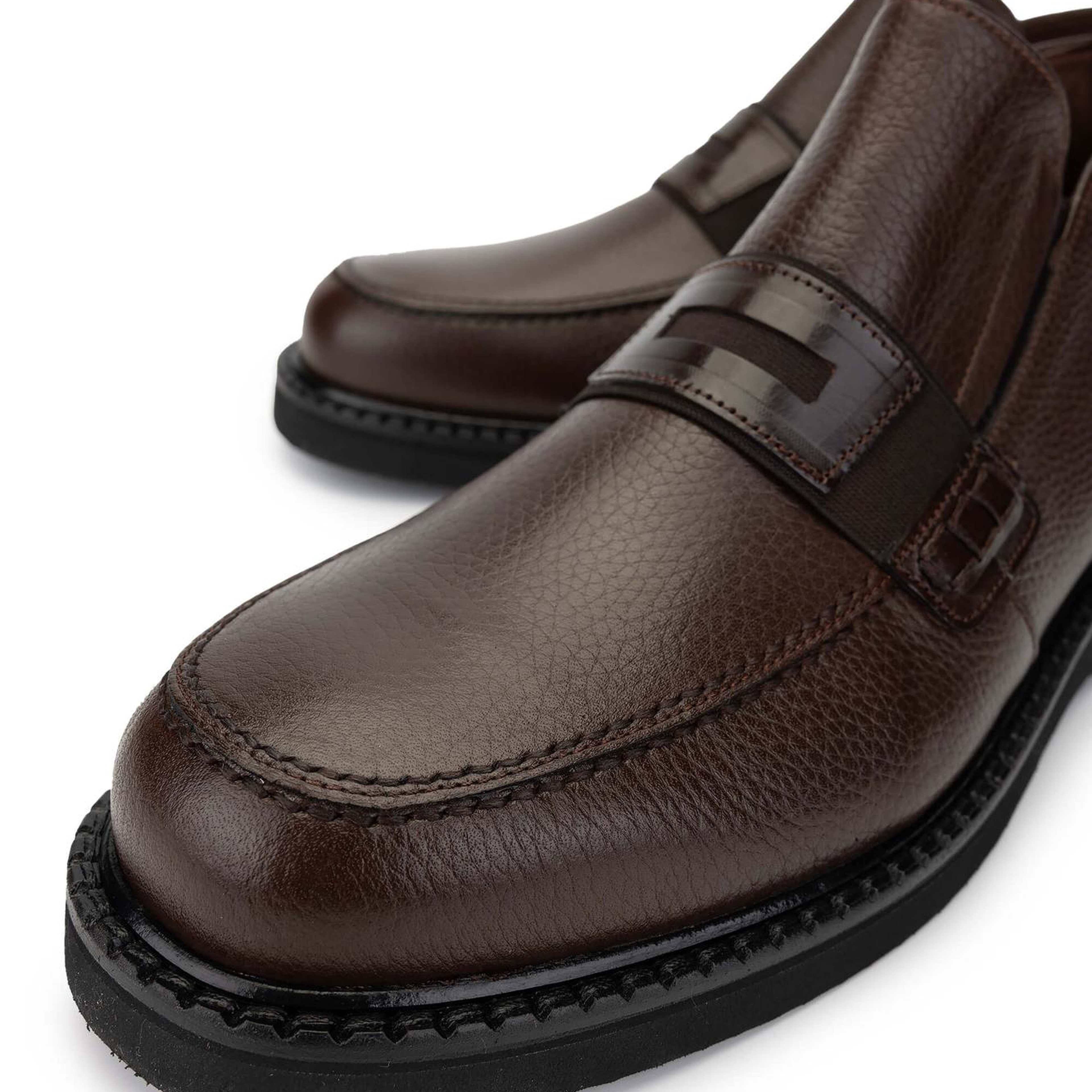 Tamer Tanca Erkek Hakiki Deri Kahverengi Klasik Bot