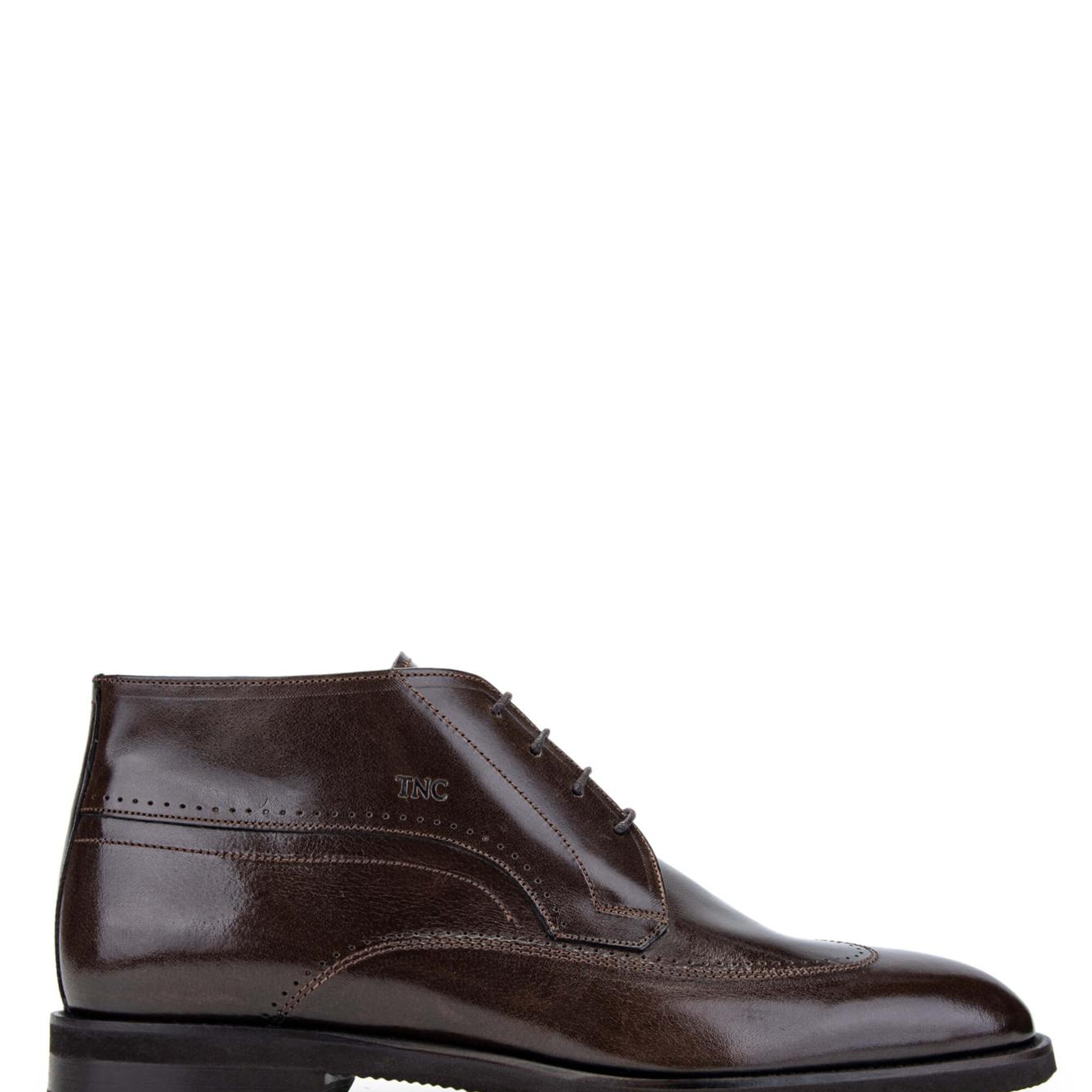 Tamer Tanca Erkek Hakiki Deri Kahverengi Klasik Bot